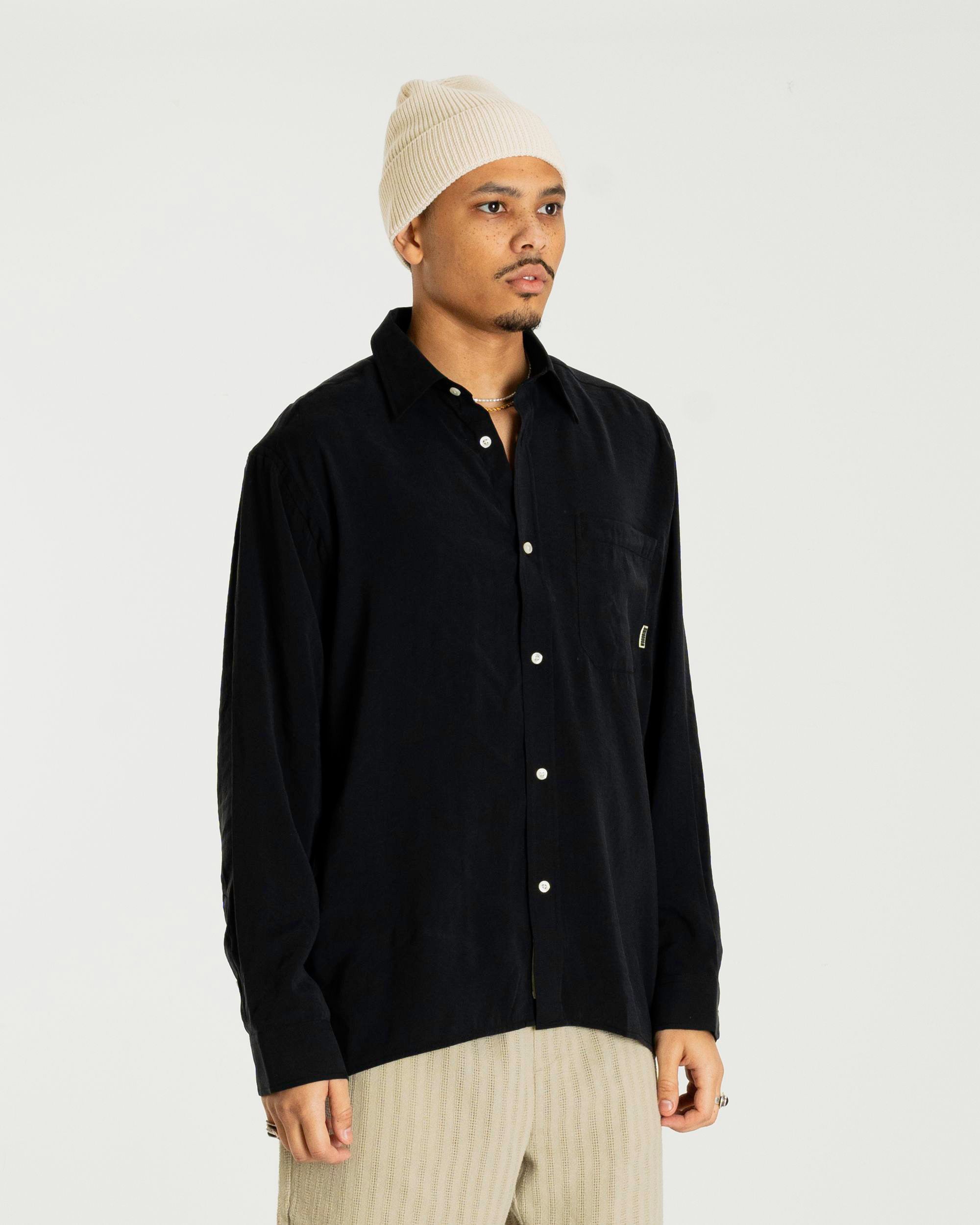 Woodbird WBBuzo Modu Shirt Shirts Black