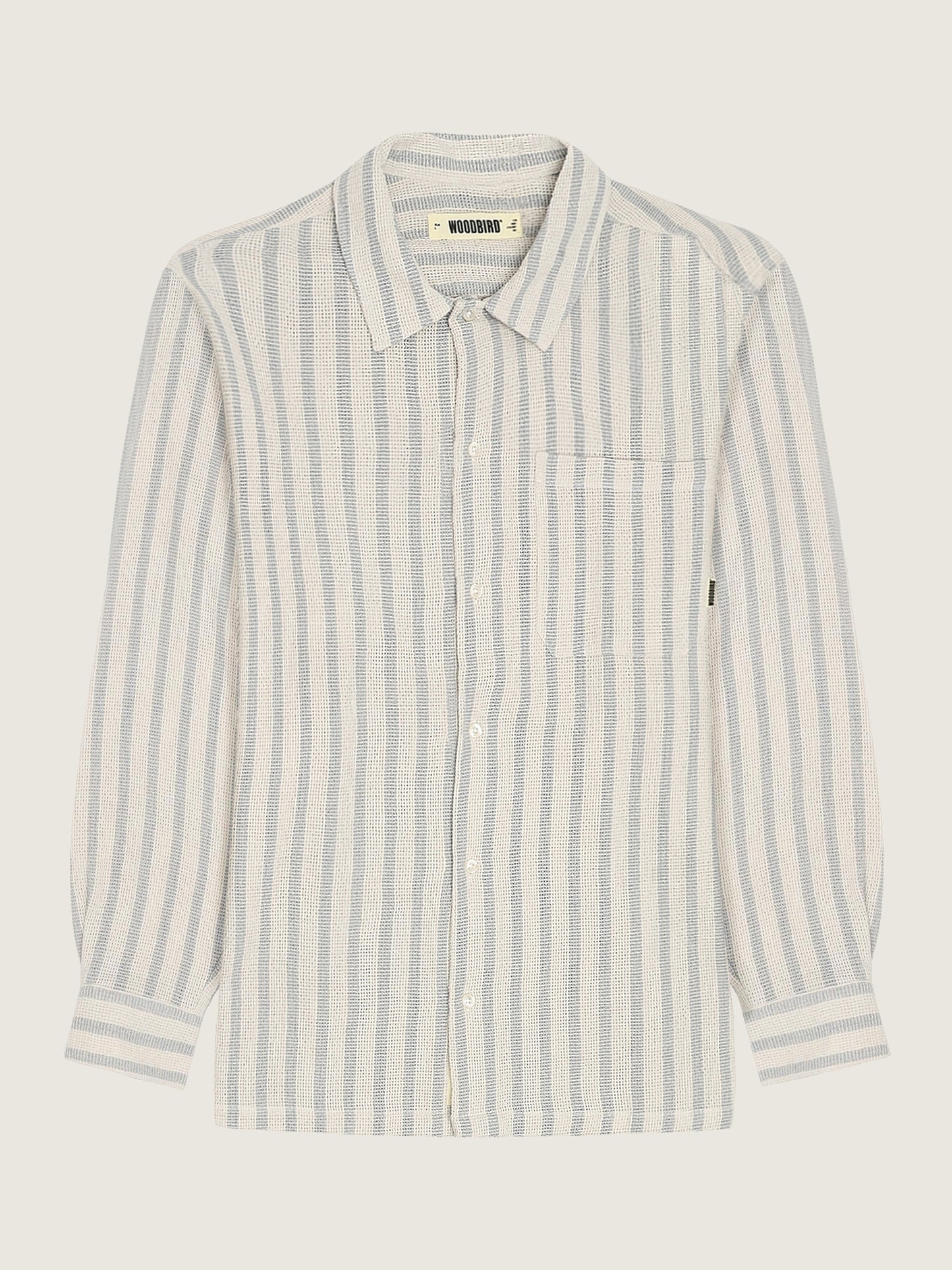 Woodbird WBBuzo Weeve Shirt Shirts Off White