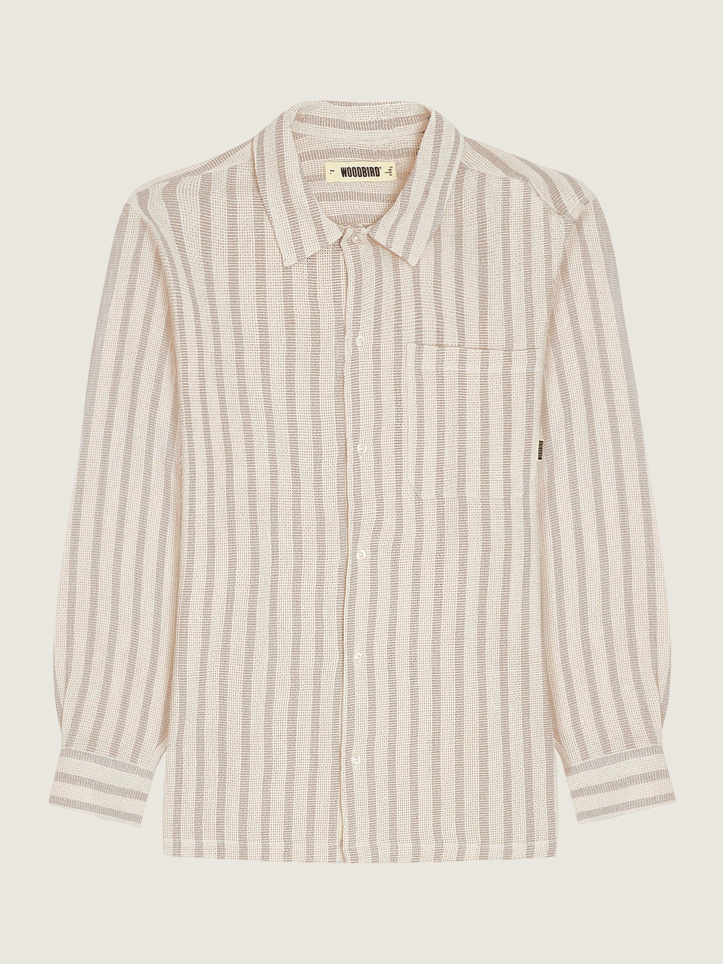 Woodbird WBBuzo Weeve Shirt Shirts Sand