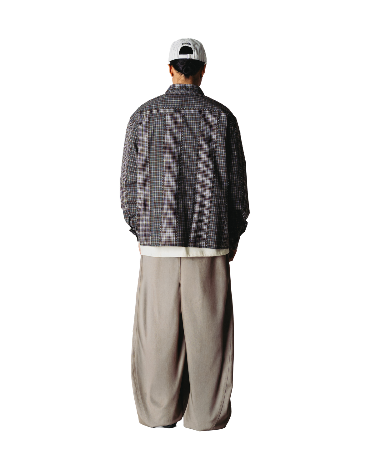Woodbird WBBuzo Woma Check Shirt Shirts Brown-Green