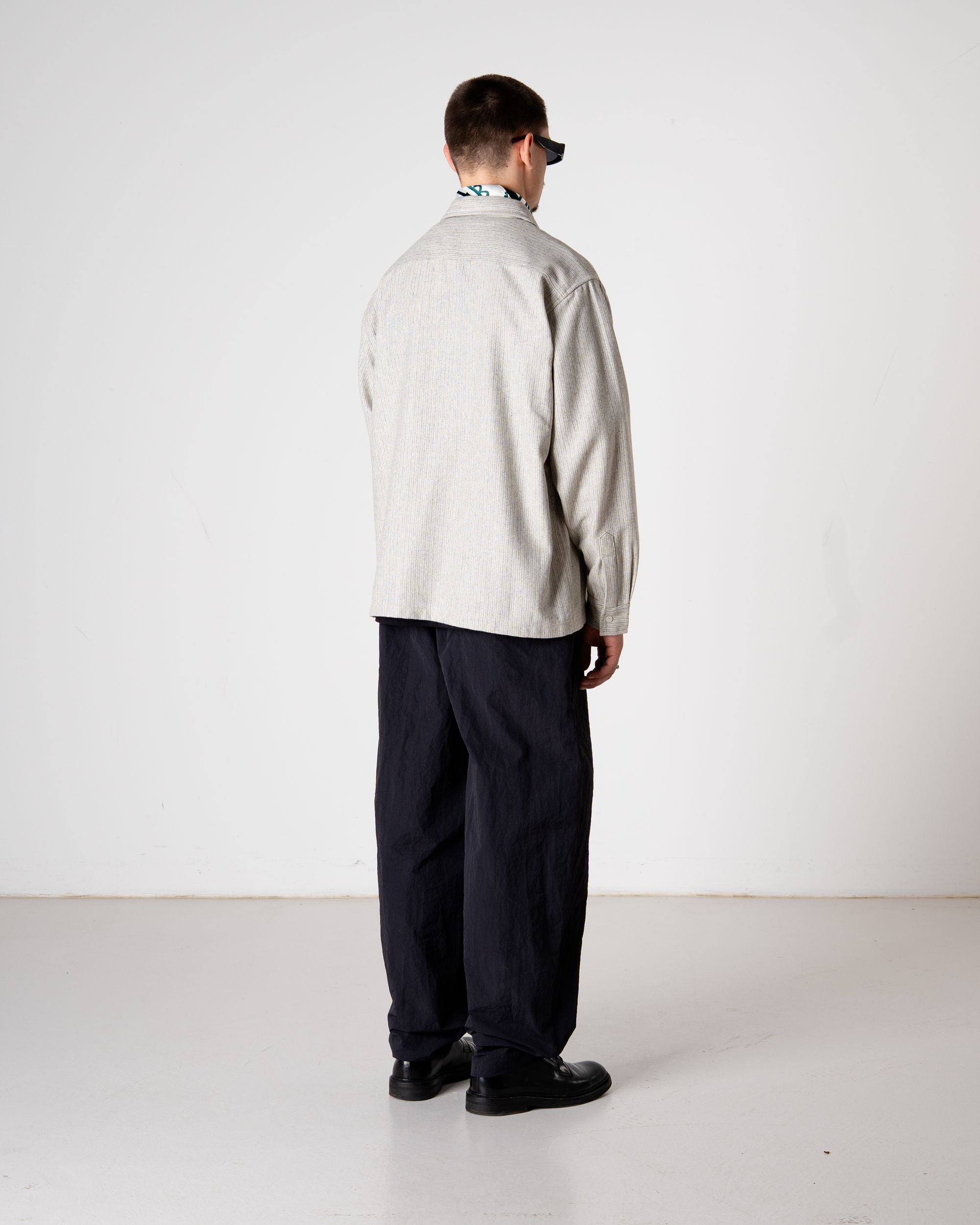 Woodbird WBBuzo Wool Shirt Shirts Grey