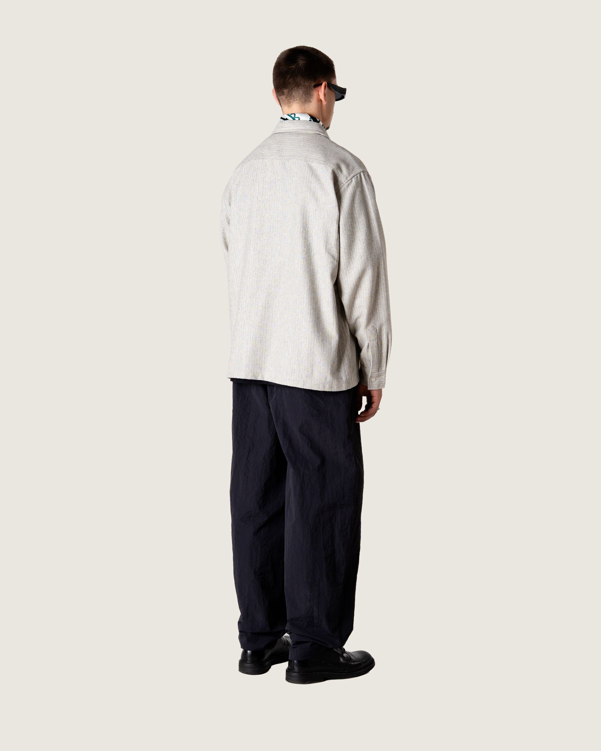 Woodbird WBBuzo Wool Shirt Shirts Grey