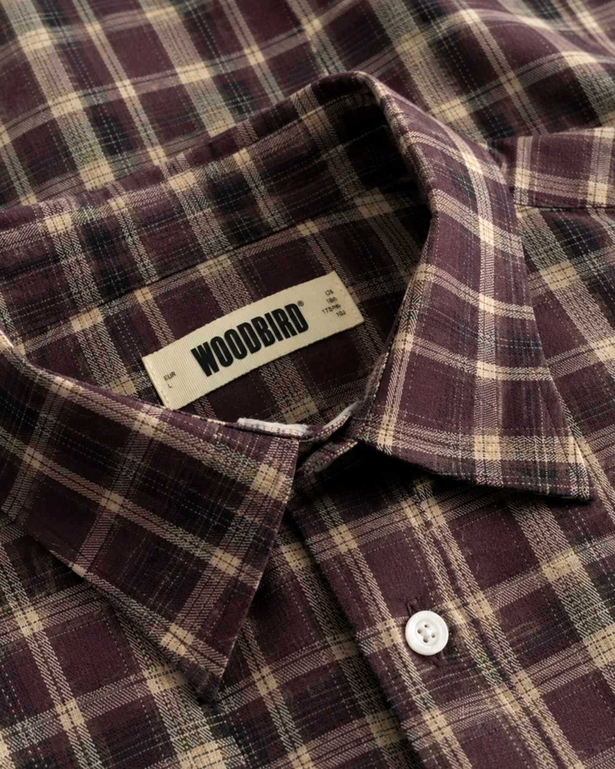 Woodbird WBBuzo Xiu Check Shirt Shirts Sand-Fudge
