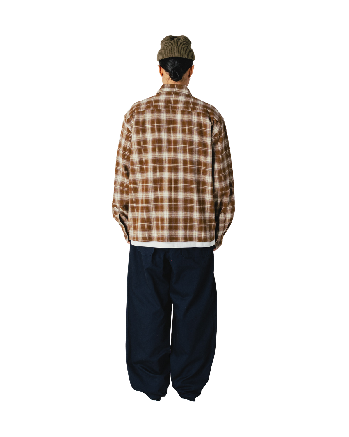 Woodbird WBBuzo Yeng Check Shirt Shirts Off White-Brown
