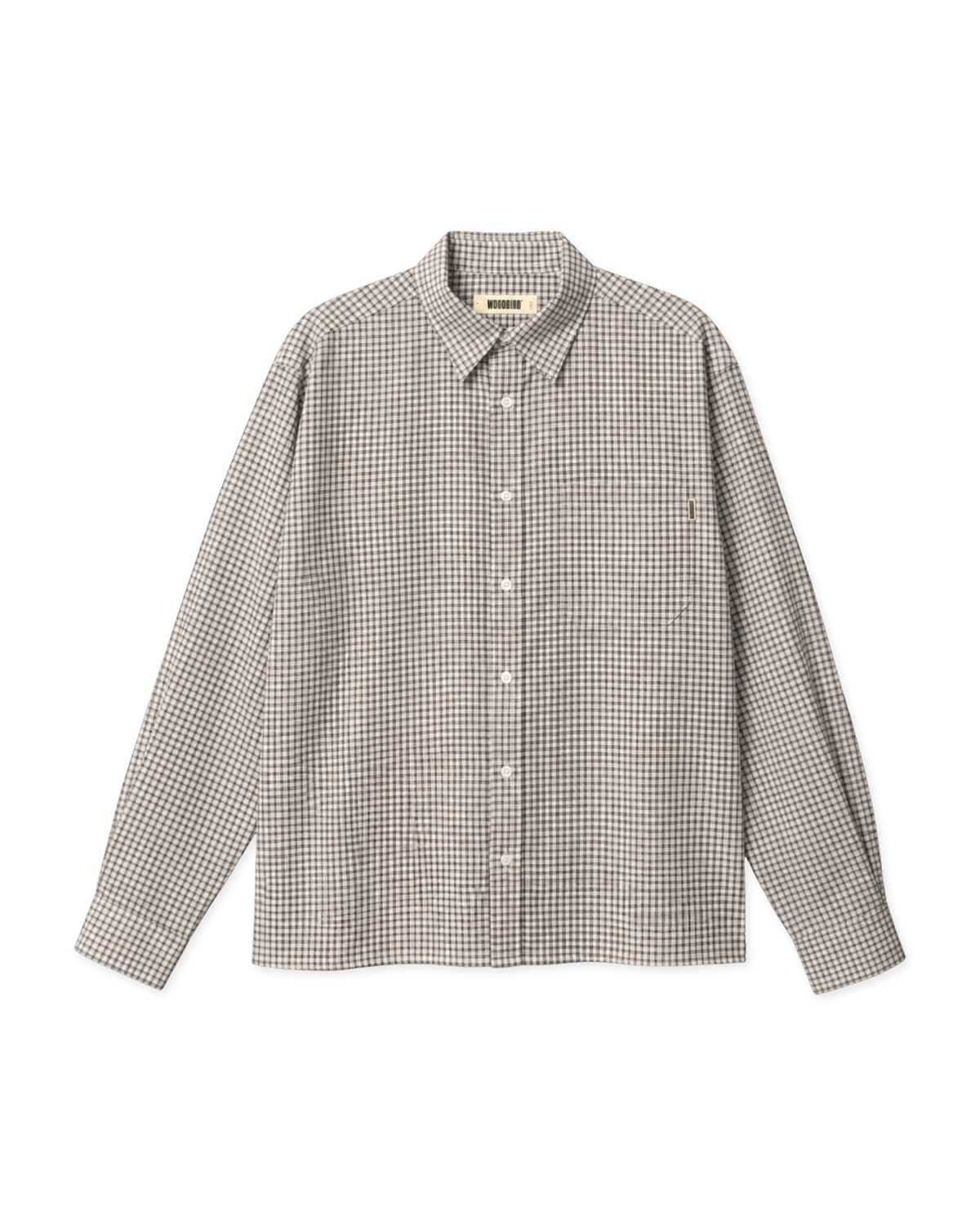 Woodbird WBBuzo Yue Check Shirt Shirts sand-brown