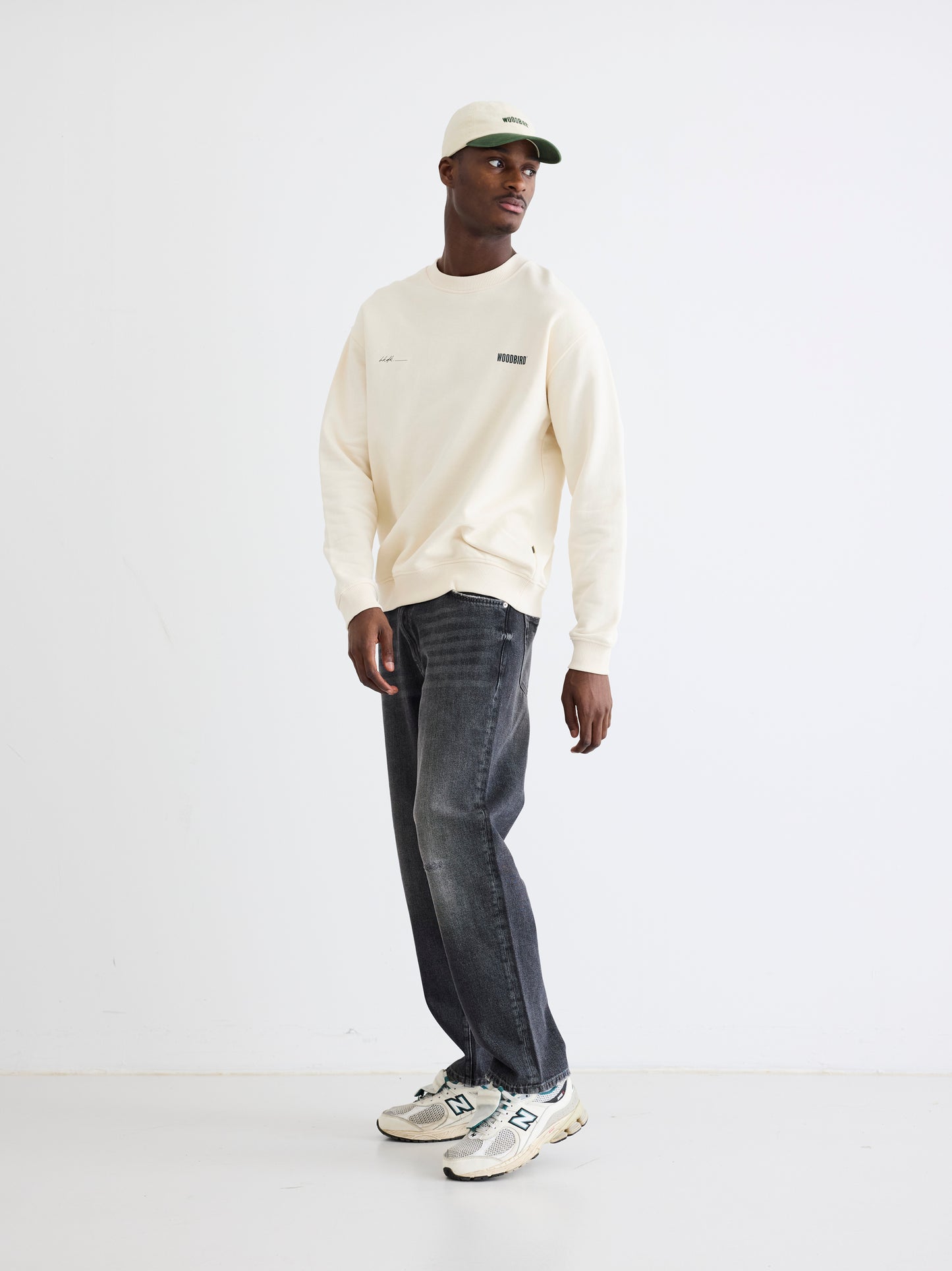 Woodbird WBCane 8410 Crew Sweats Off White