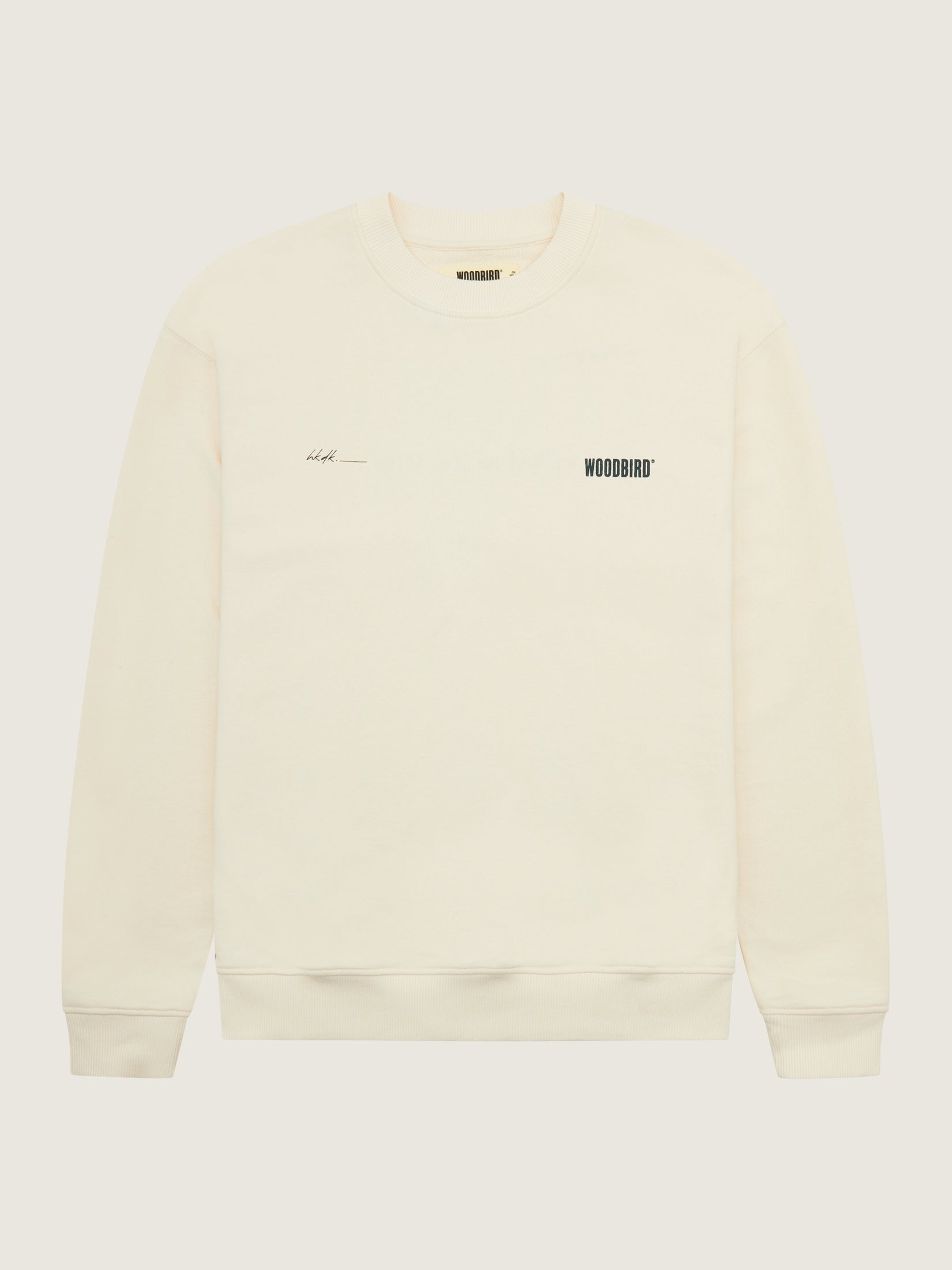 Woodbird WBCane 8410 Crew Sweats Off White