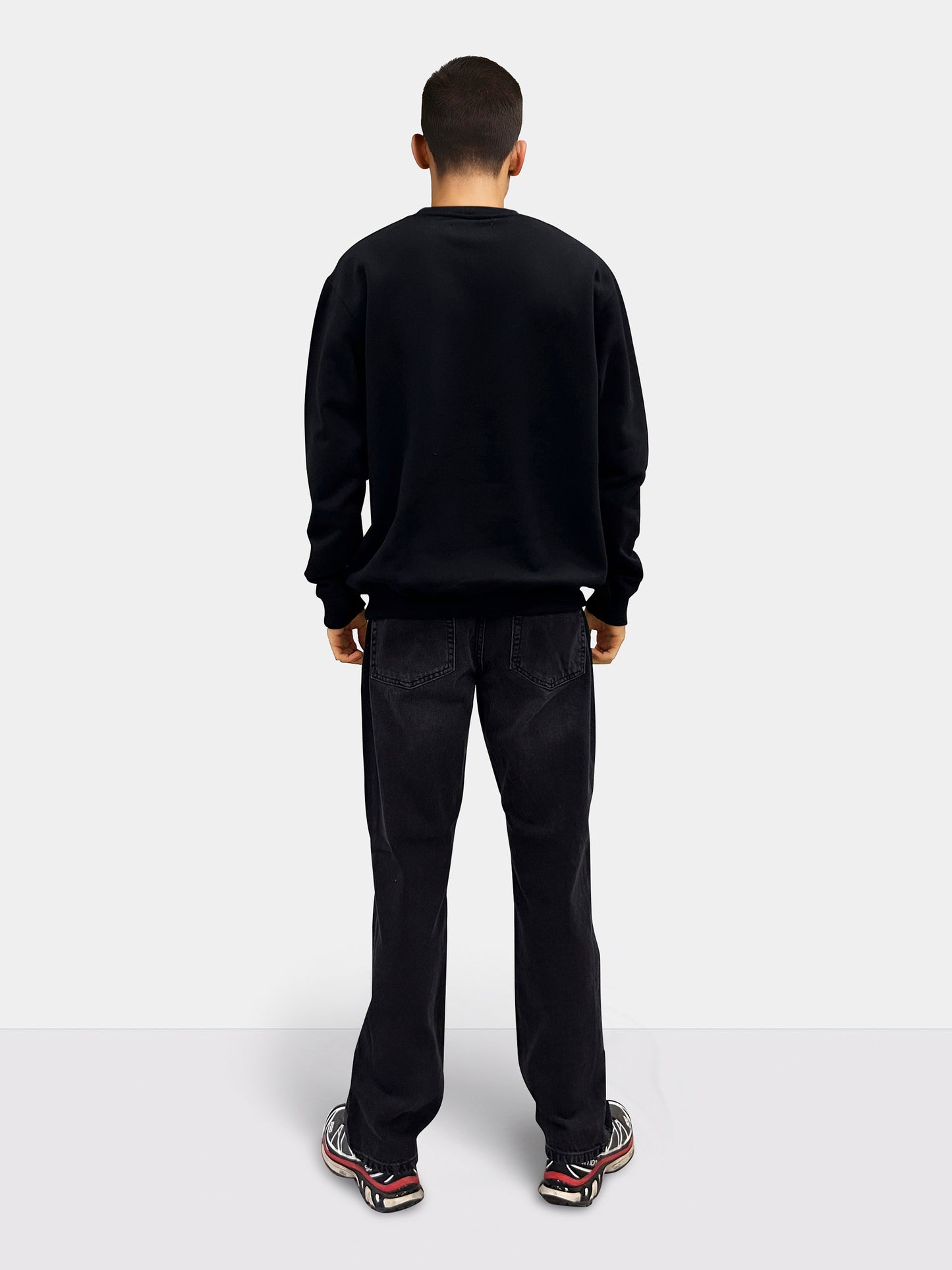 Woodbird WBCane Base Crew Sweats Black