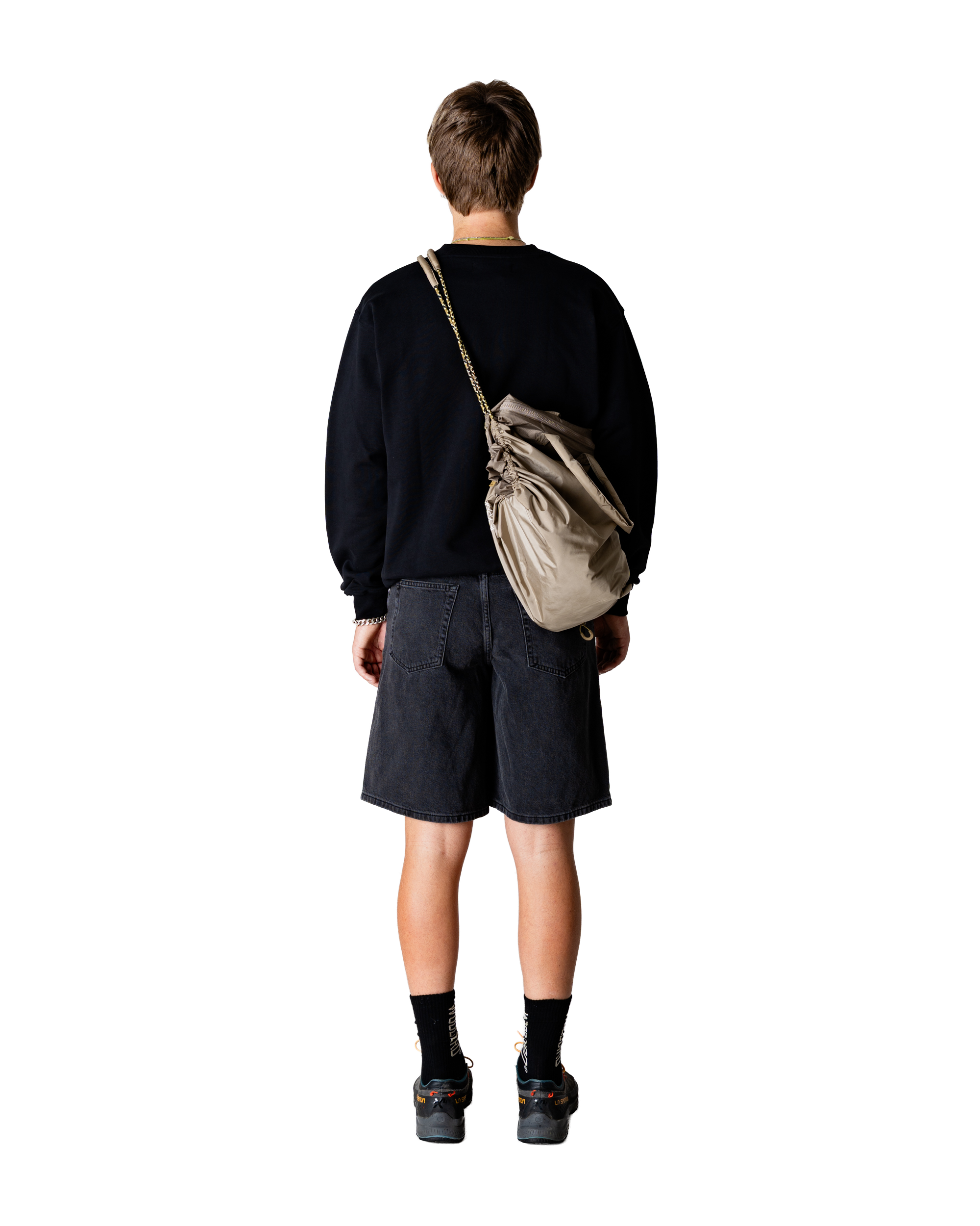 Woodbird WBCane Base Crew Sweats Black