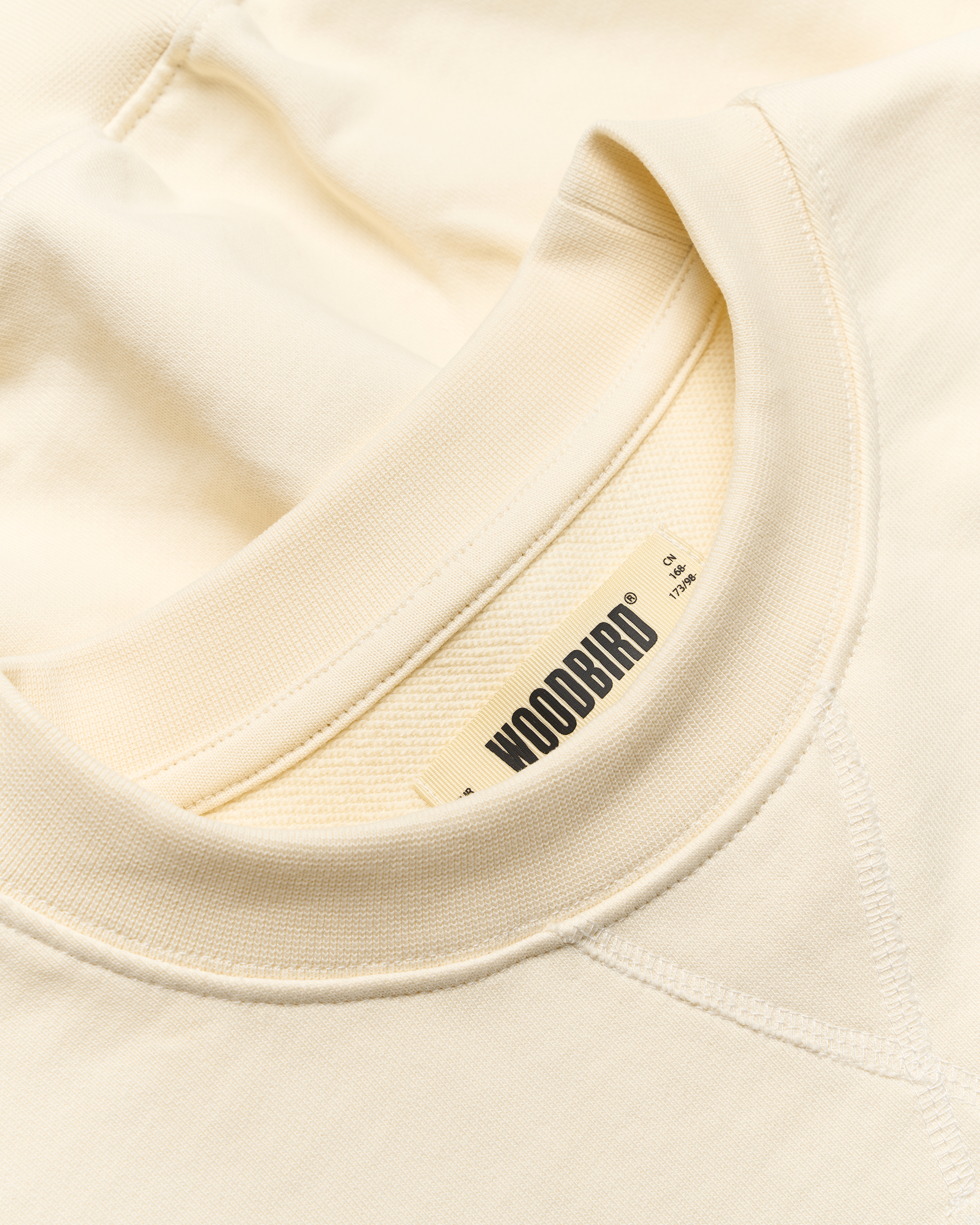 Woodbird WBCane Cart Crew Sweats Off White