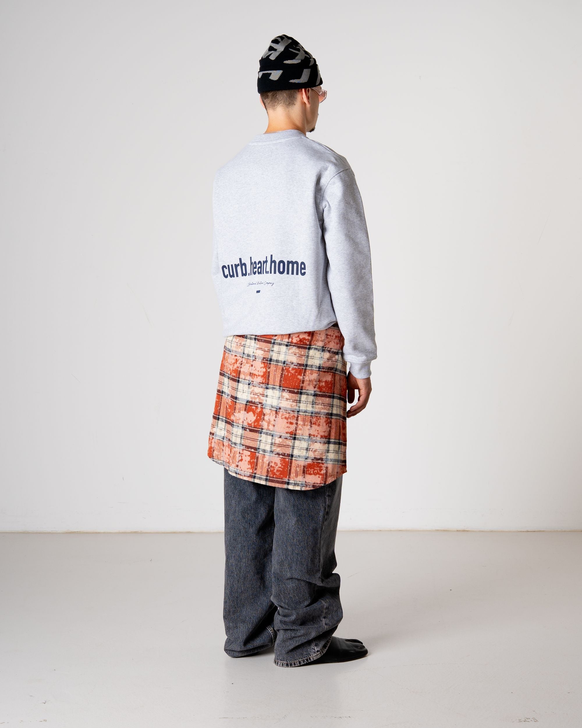 Woodbird WBCane Home Crew Sweats Snow Melange