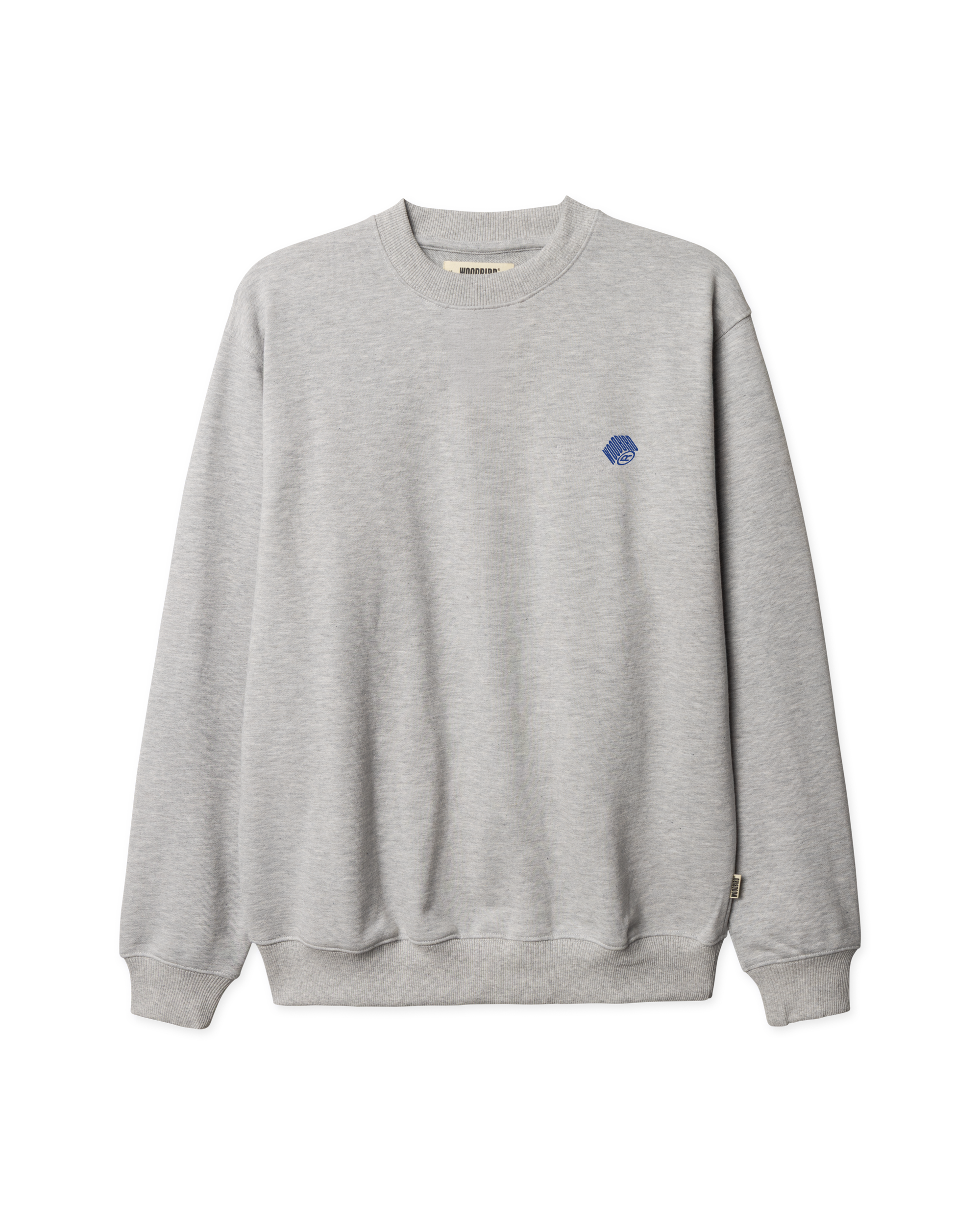 Woodbird WBCane Octo Crew Sweats Grey Melange