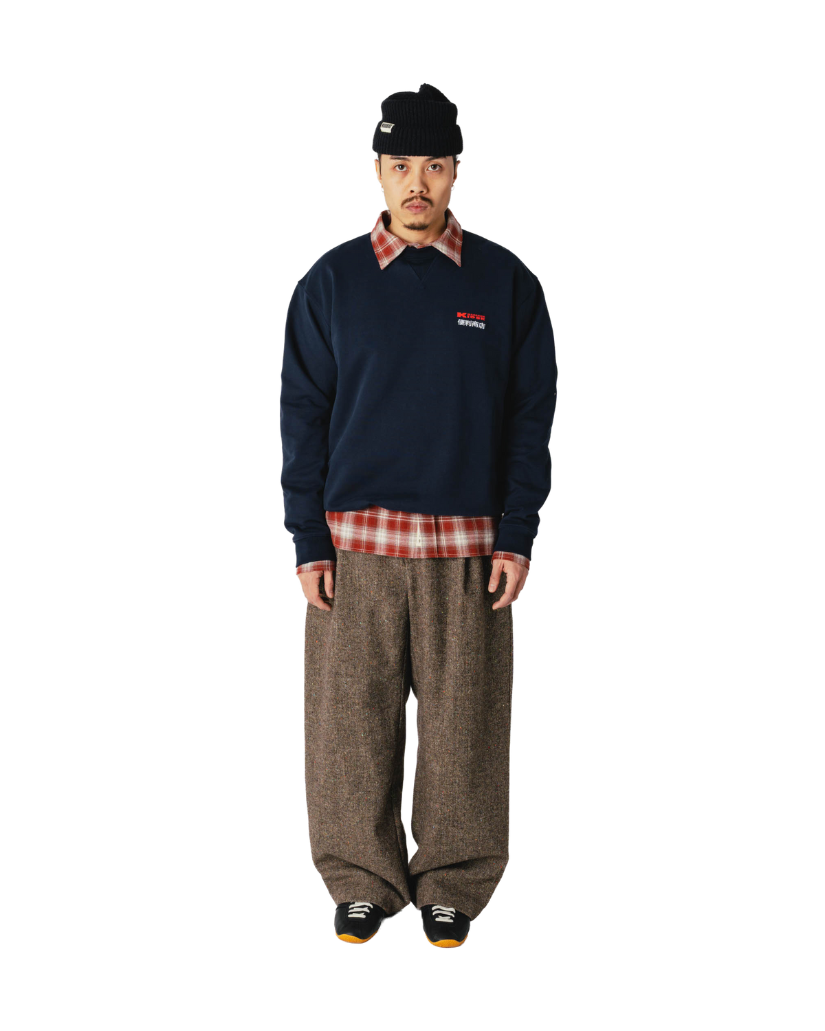 Woodbird WBCane Pack Crew Sweats Dark Navy