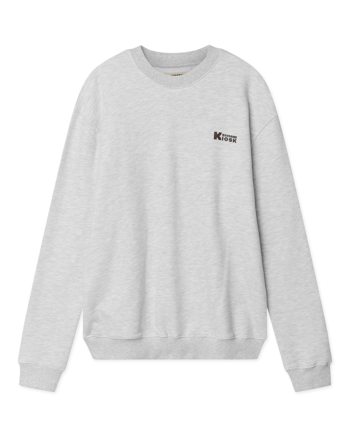 Woodbird WBCane Shop Crew Sweats Snow Melange
