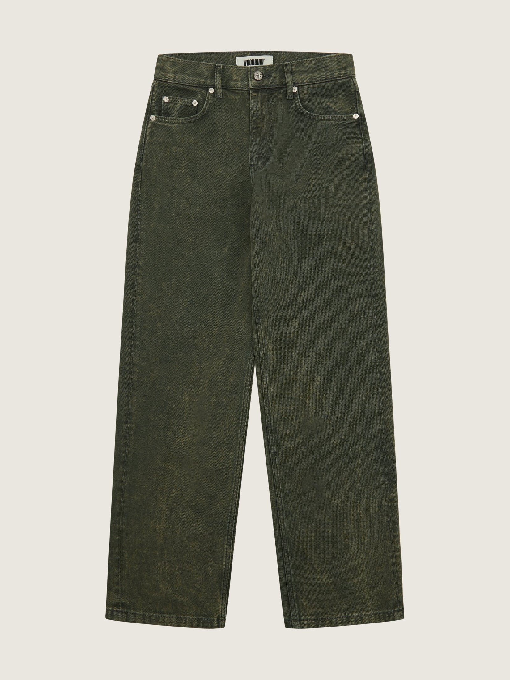 Woodbird Female WBCarla Colour Jeans Jeans Dark Green