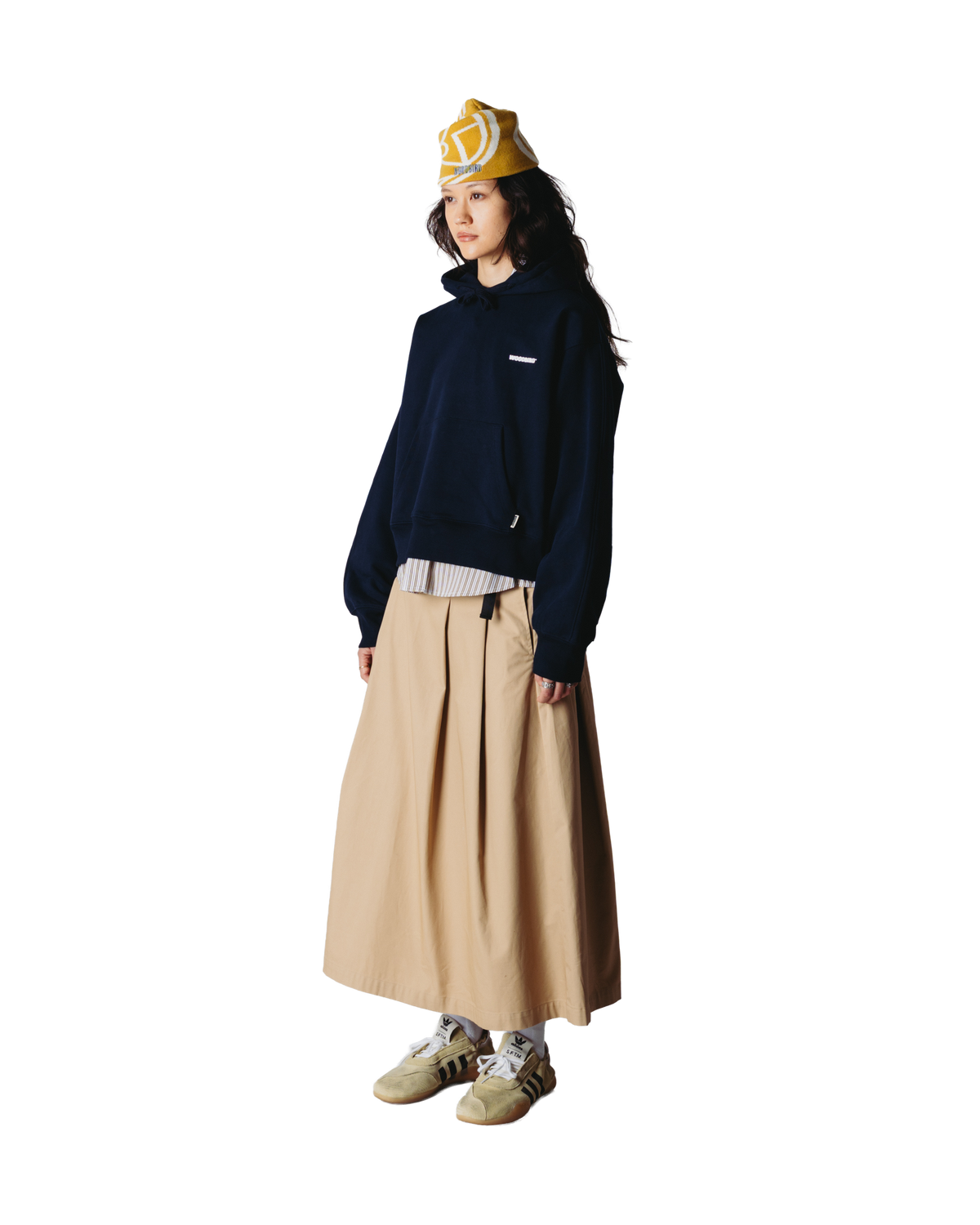 Woodbird Female WBCelo Tram Hoodie Sweats Dark Navy