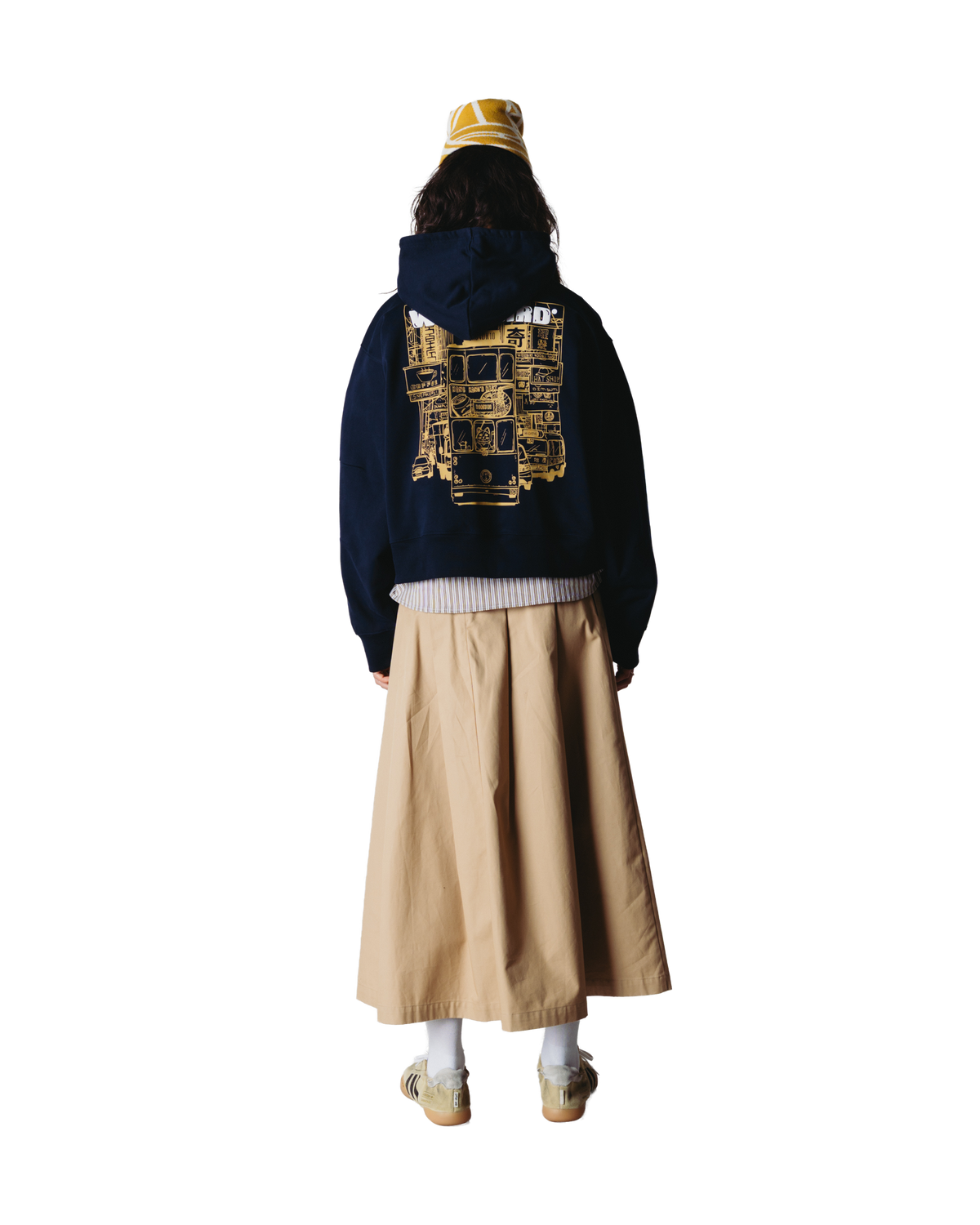 Woodbird Female WBCelo Tram Hoodie Sweats Dark Navy