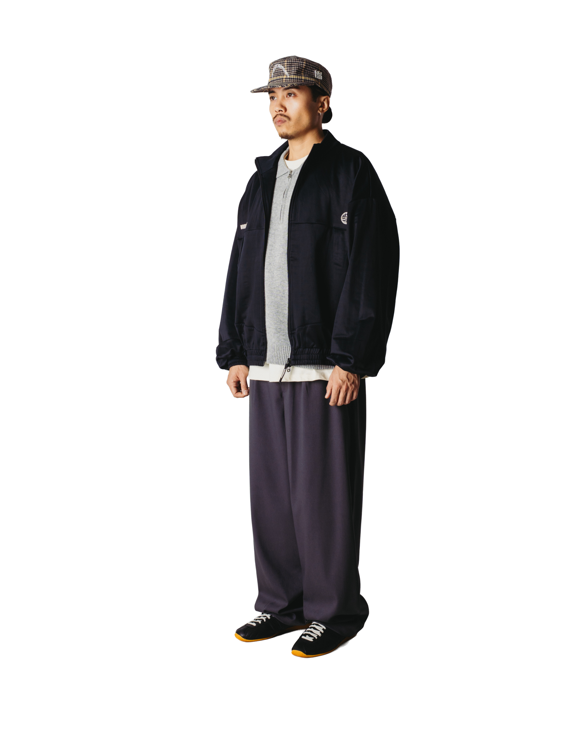 Woodbird WBChang Solid Track Jacket Jackets Black
