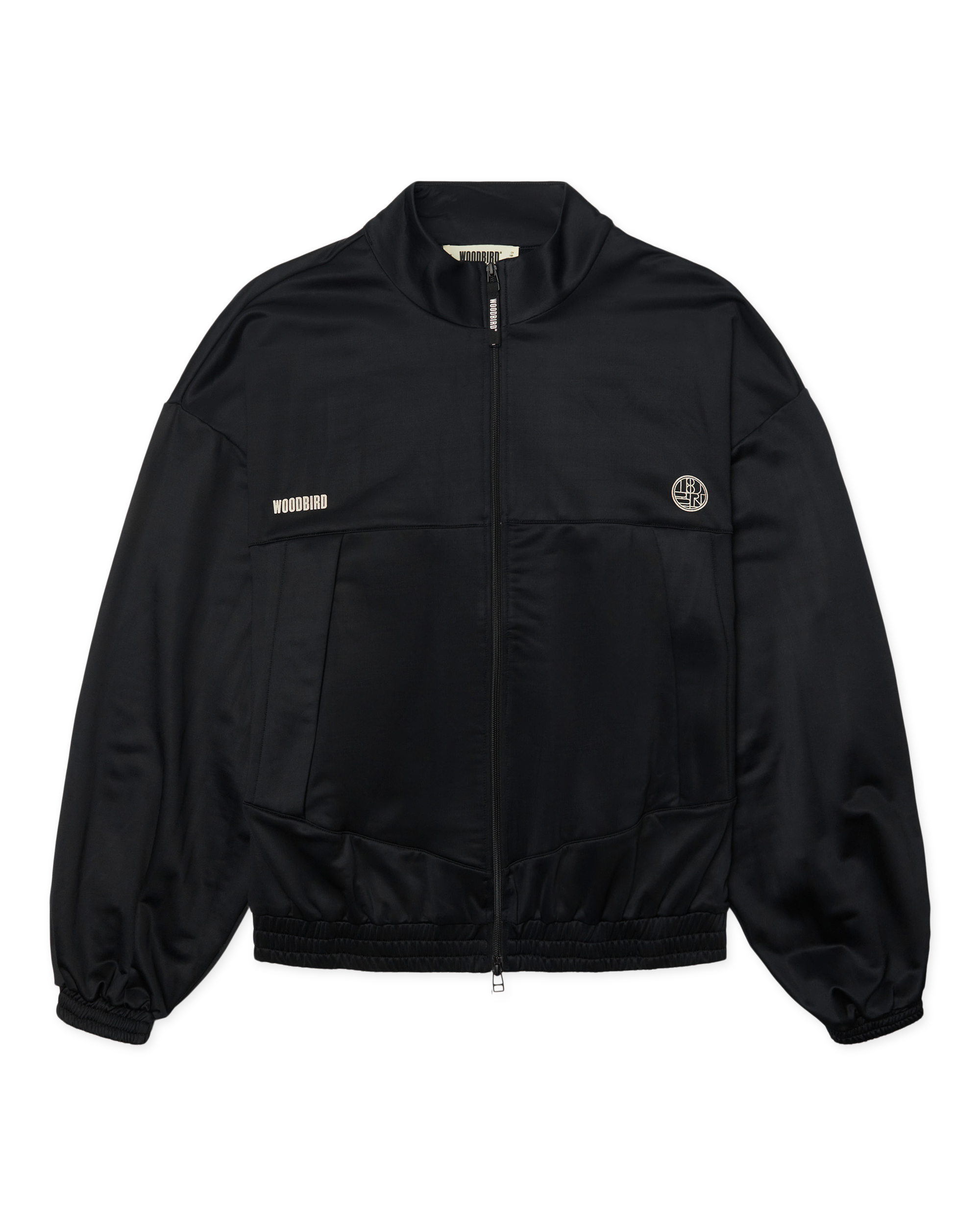 Woodbird WBChang Solid Track Jacket Jackets Black