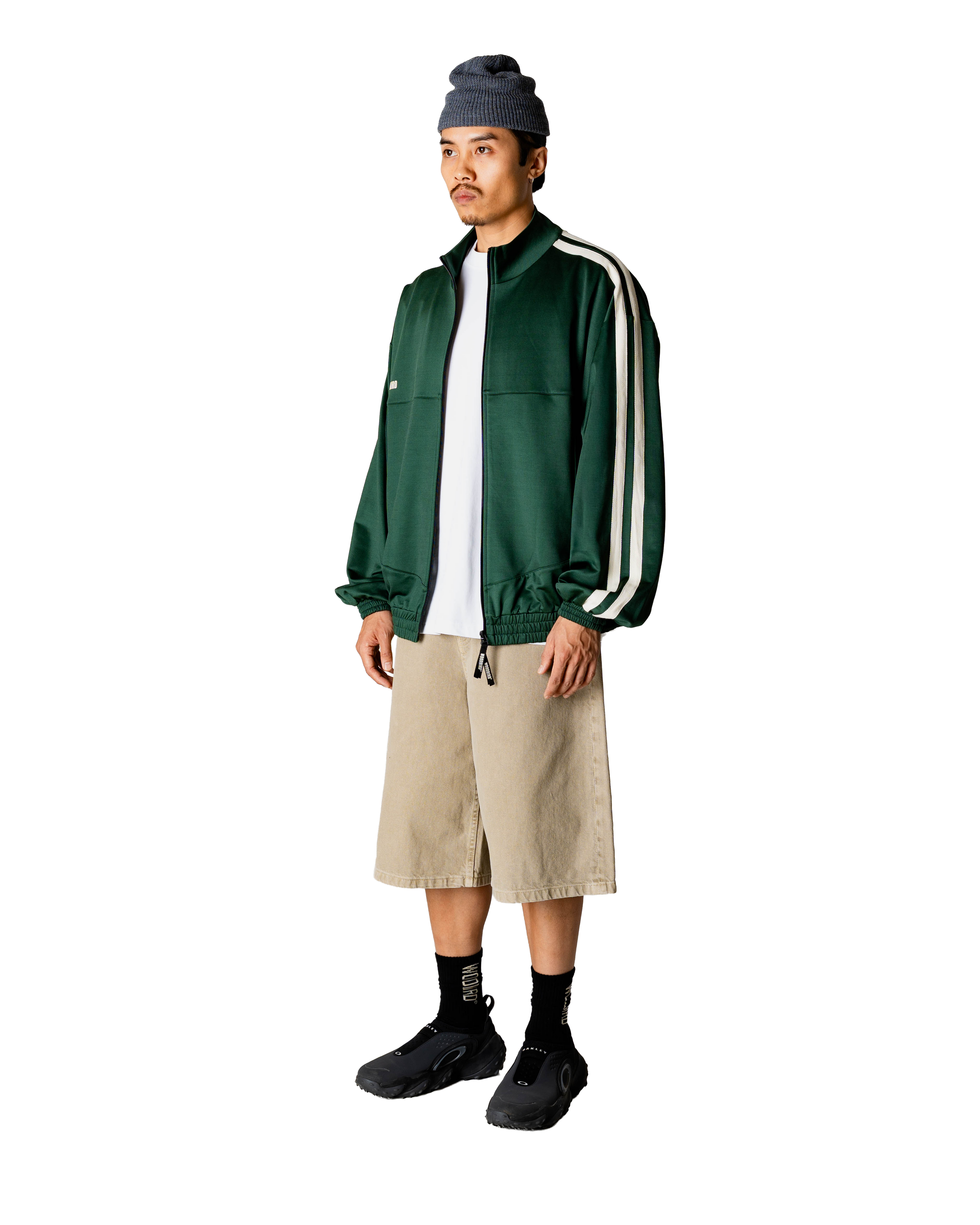 Woodbird WBChang Track Jacket Jackets Pine Green