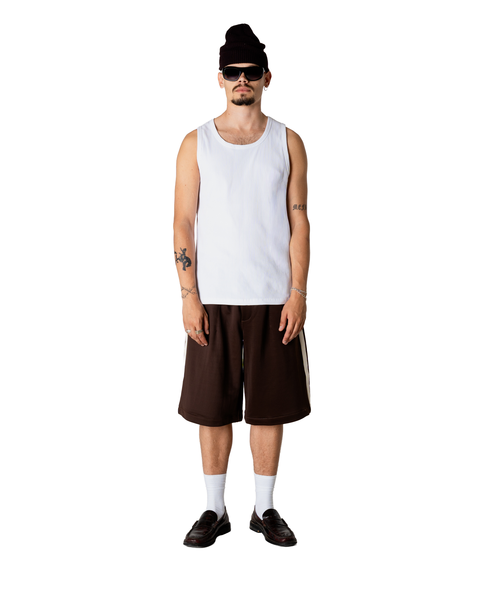 Woodbird WBChang Track Shorts Shorts Dark Brown