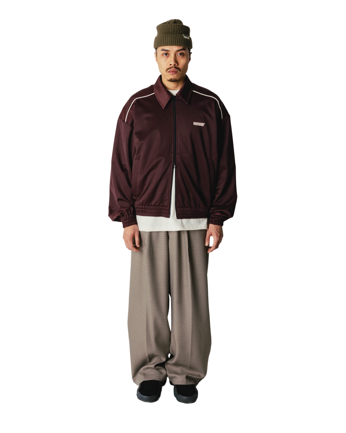 Woodbird WBChen Track Jacket Jackets Fudge Brown