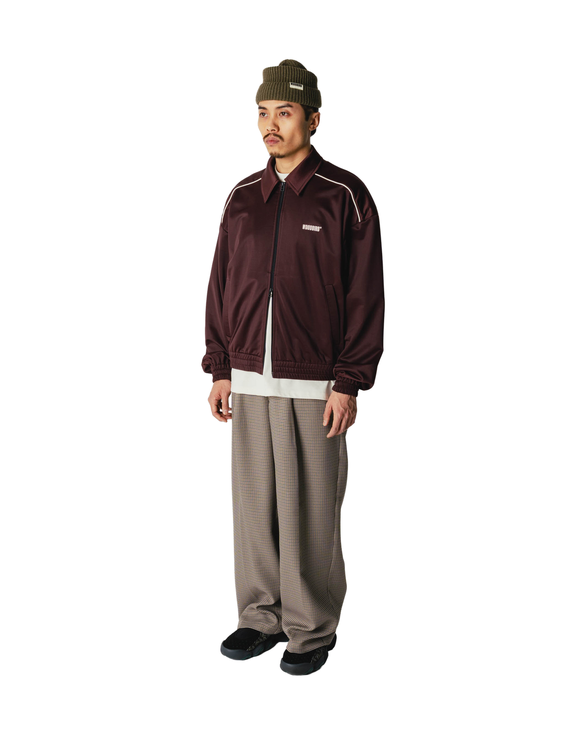 Woodbird WBChen Track Jacket Jackets Fudge Brown