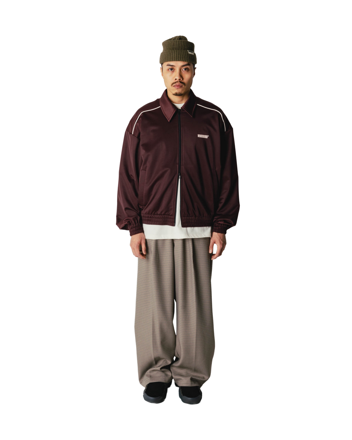 Woodbird WBChen Track Jacket Jackets Fudge Brown