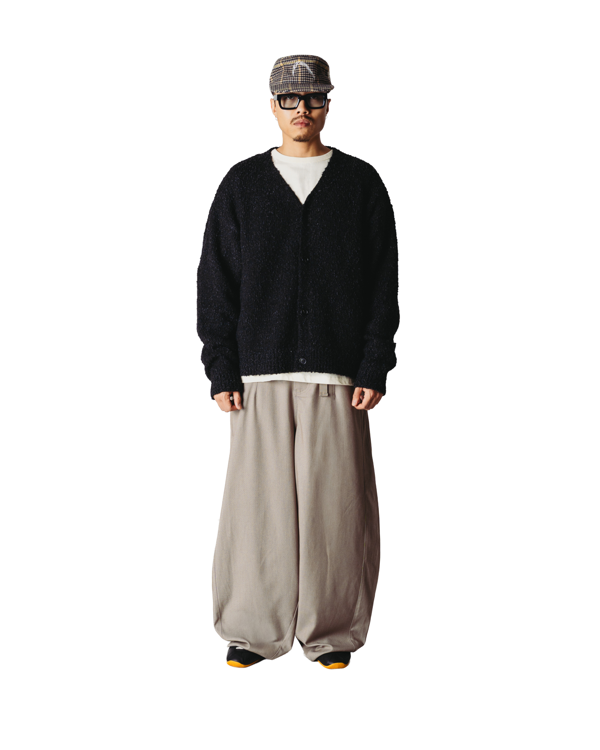 Woodbird WBChi Boucle Cardigan Knits Black