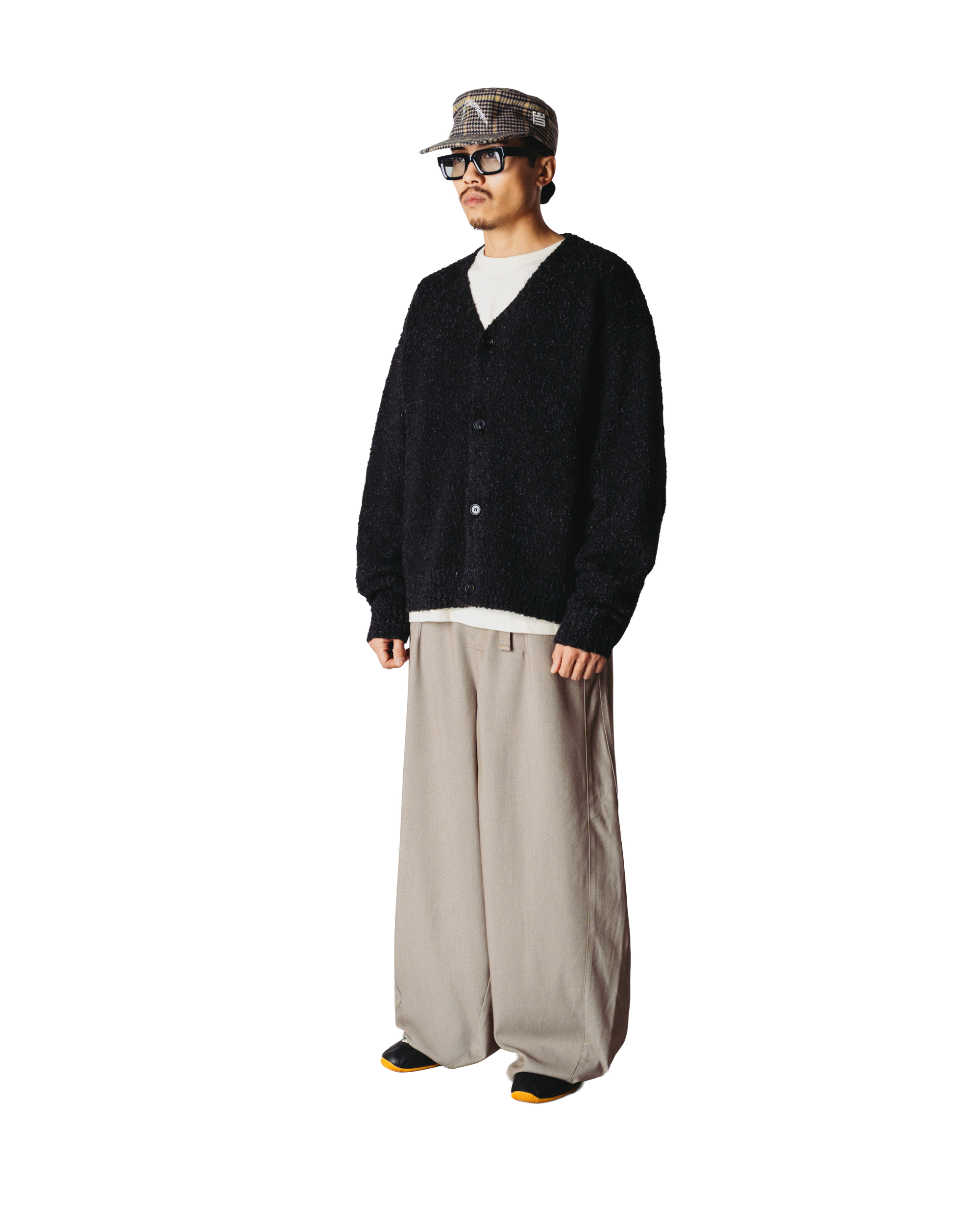 Woodbird WBChi Boucle Cardigan Knits Black