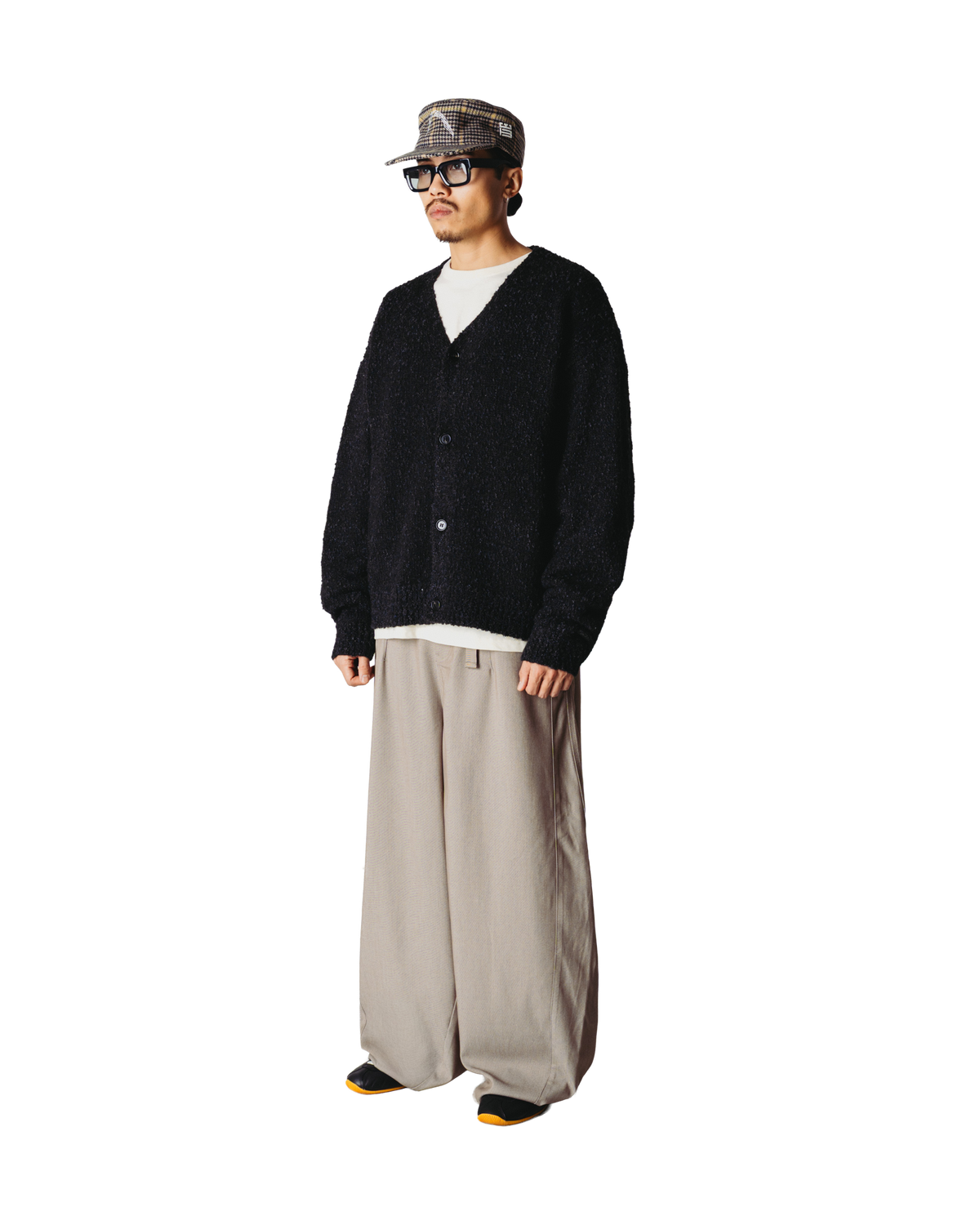 Woodbird WBChi Boucle Cardigan Knits Black