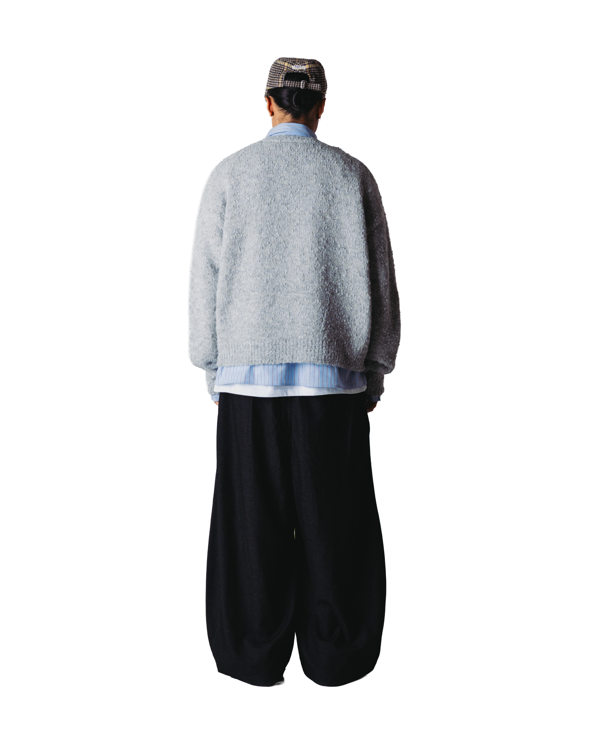 Woodbird WBChi Boucle Cardigan Knits Grey