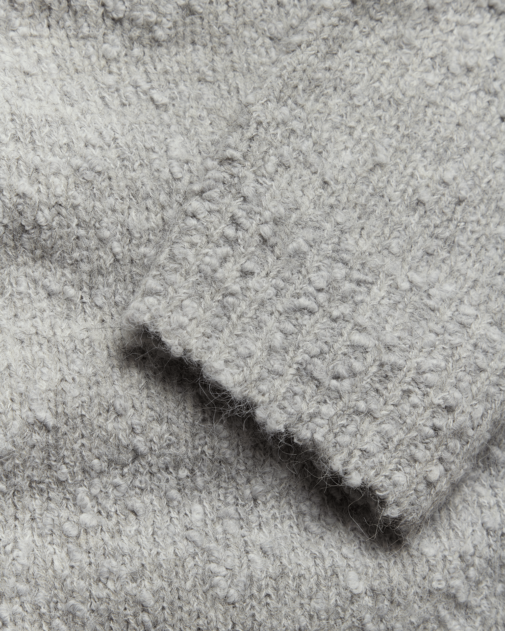 Woodbird WBChi Boucle Cardigan Knits Grey