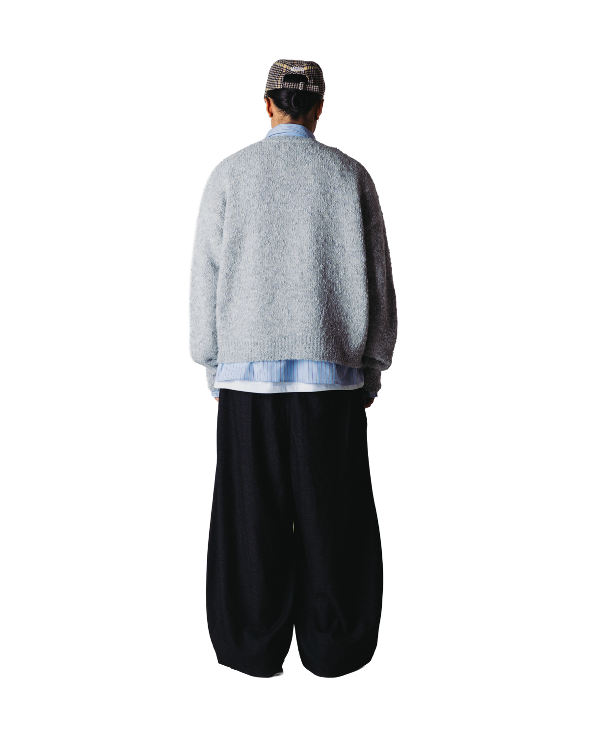 Woodbird WBChi Boucle Cardigan Knits Grey