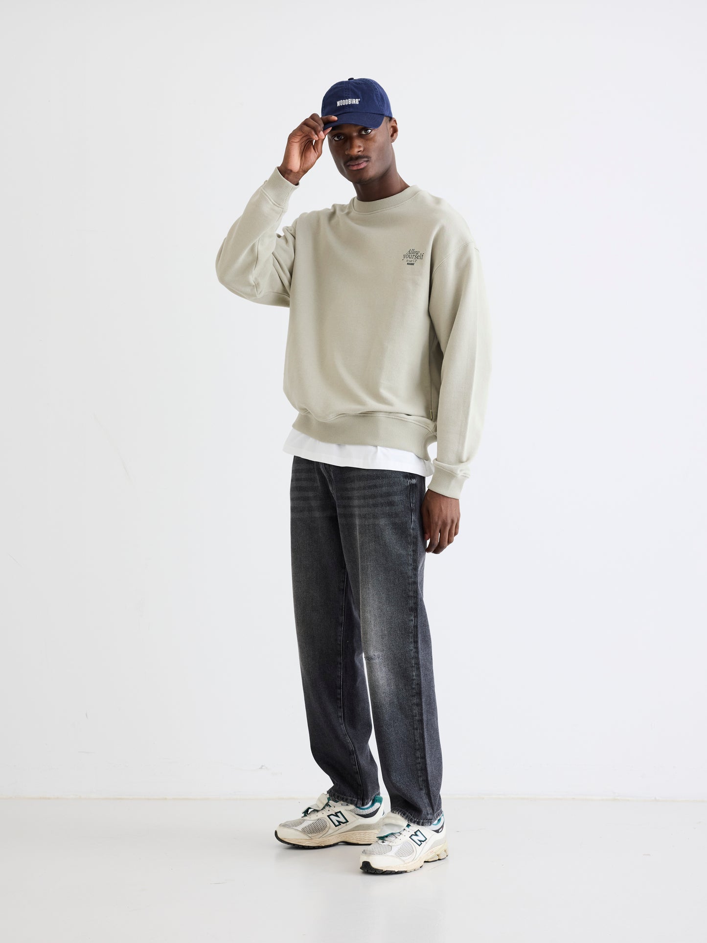 Woodbird WBCope Eat Crew Sweats Stone