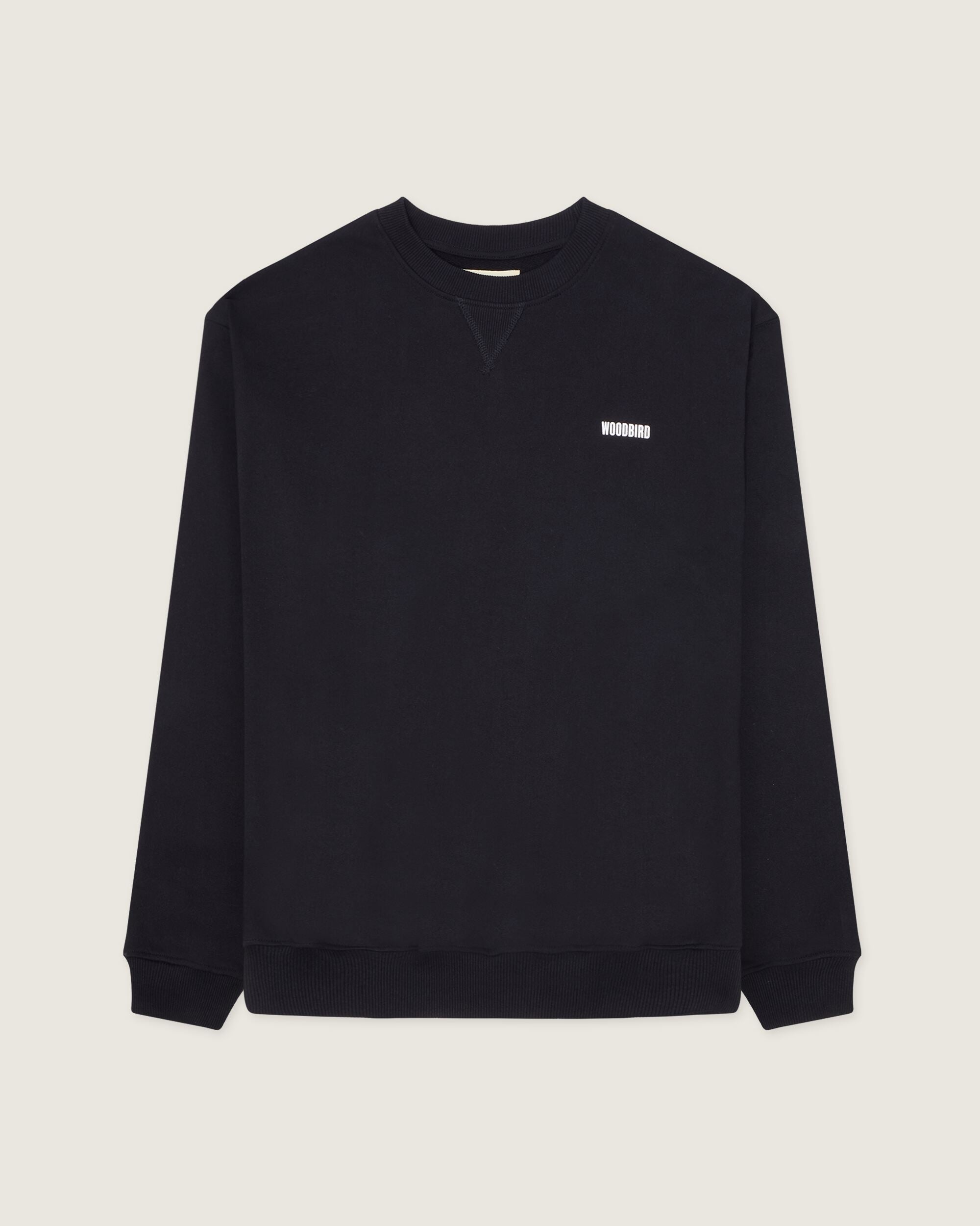 Woodbird WBCope Ganbei crew Sweats Black
