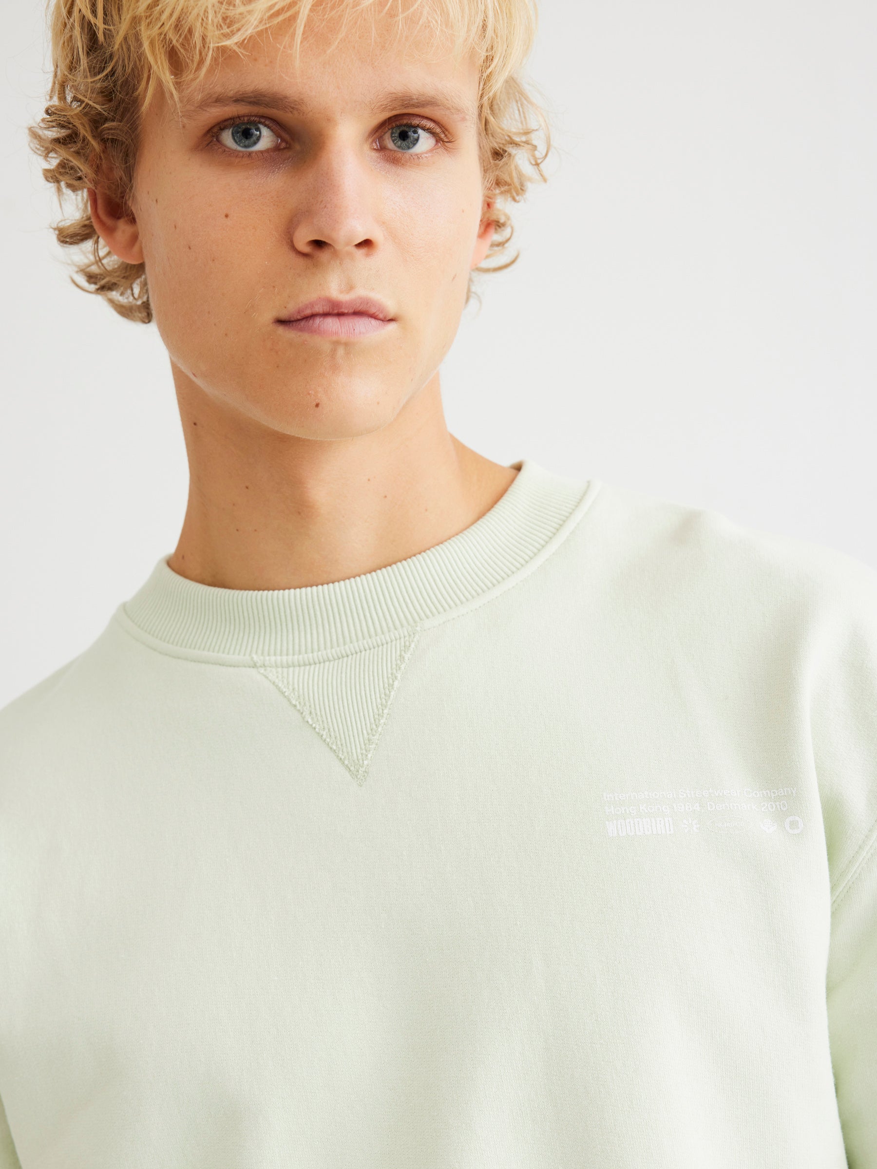 Woodbird WBCope Tech Crew Sweats Mint Green