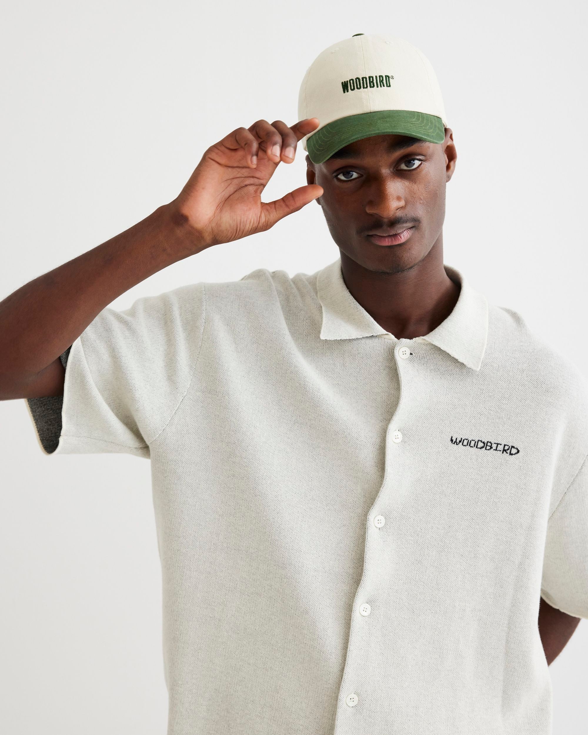 Woodbird WBCore Twill Cap Accessories Offwhite-Army