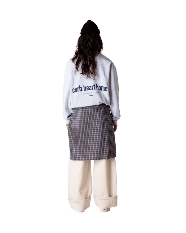 Woodbird Female WBCupe Home Crew Sweats Snow Melange