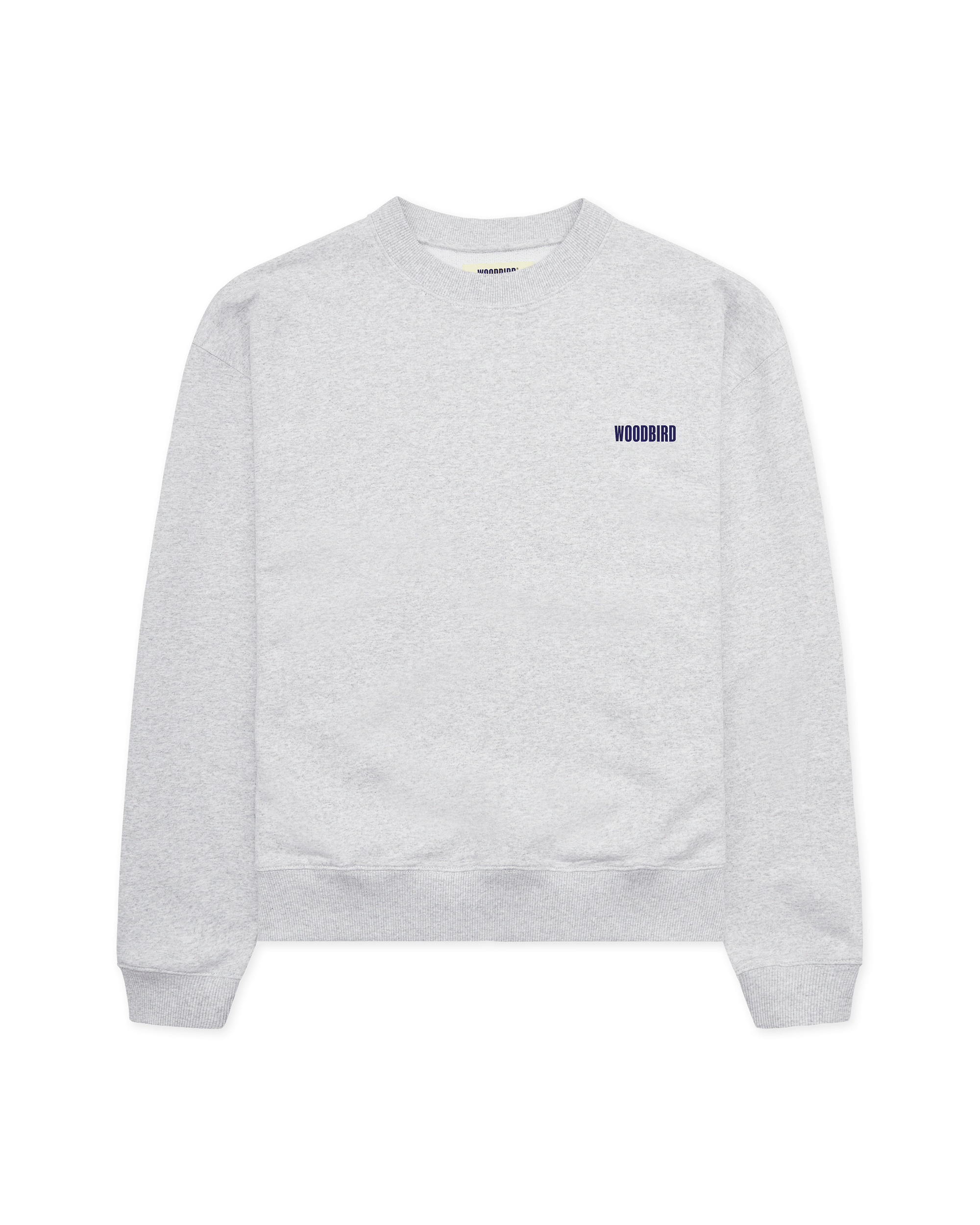 Woodbird Female WBCupe Home Crew Sweats Snow Melange