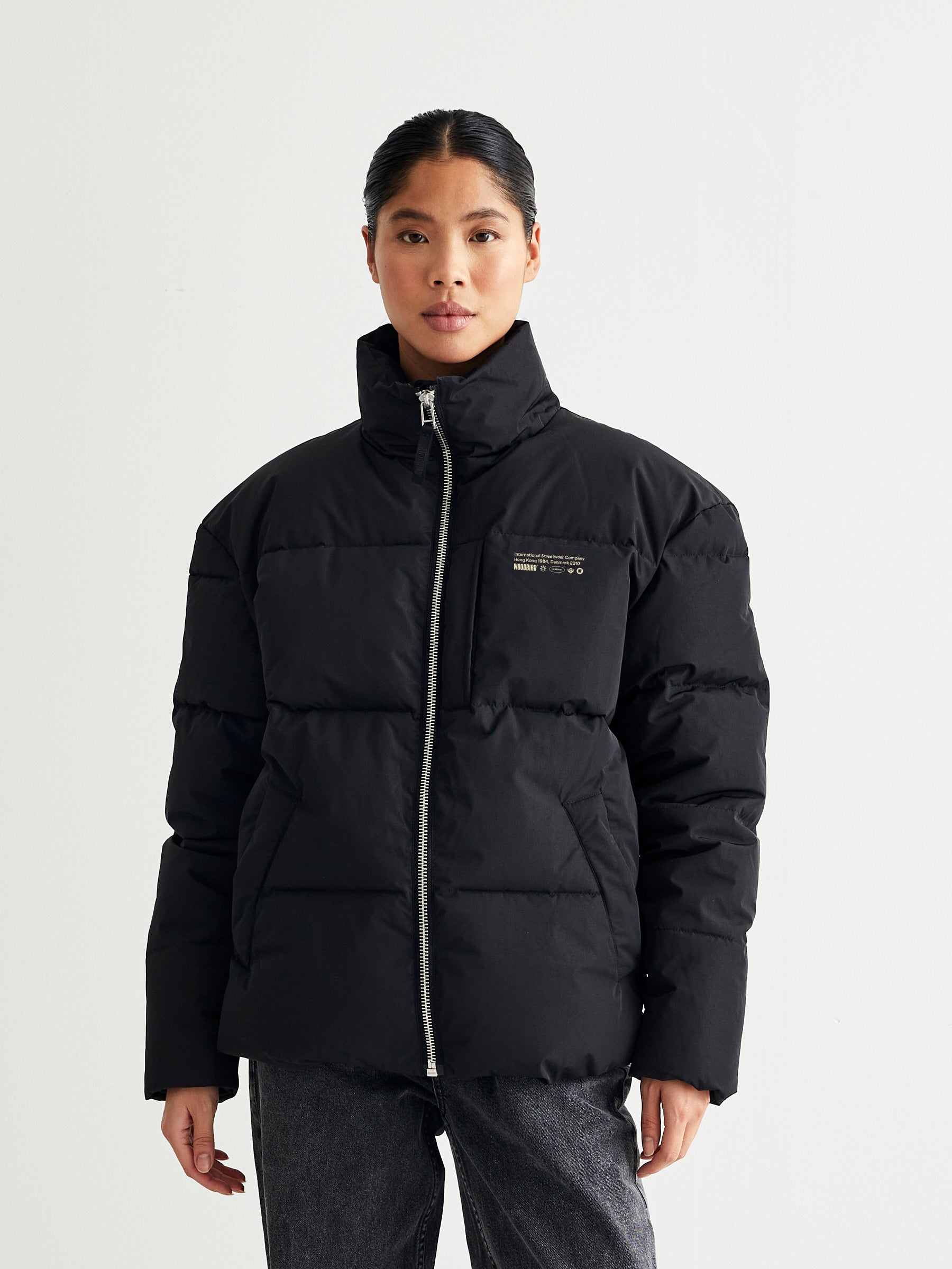 Puff cheap black jacket