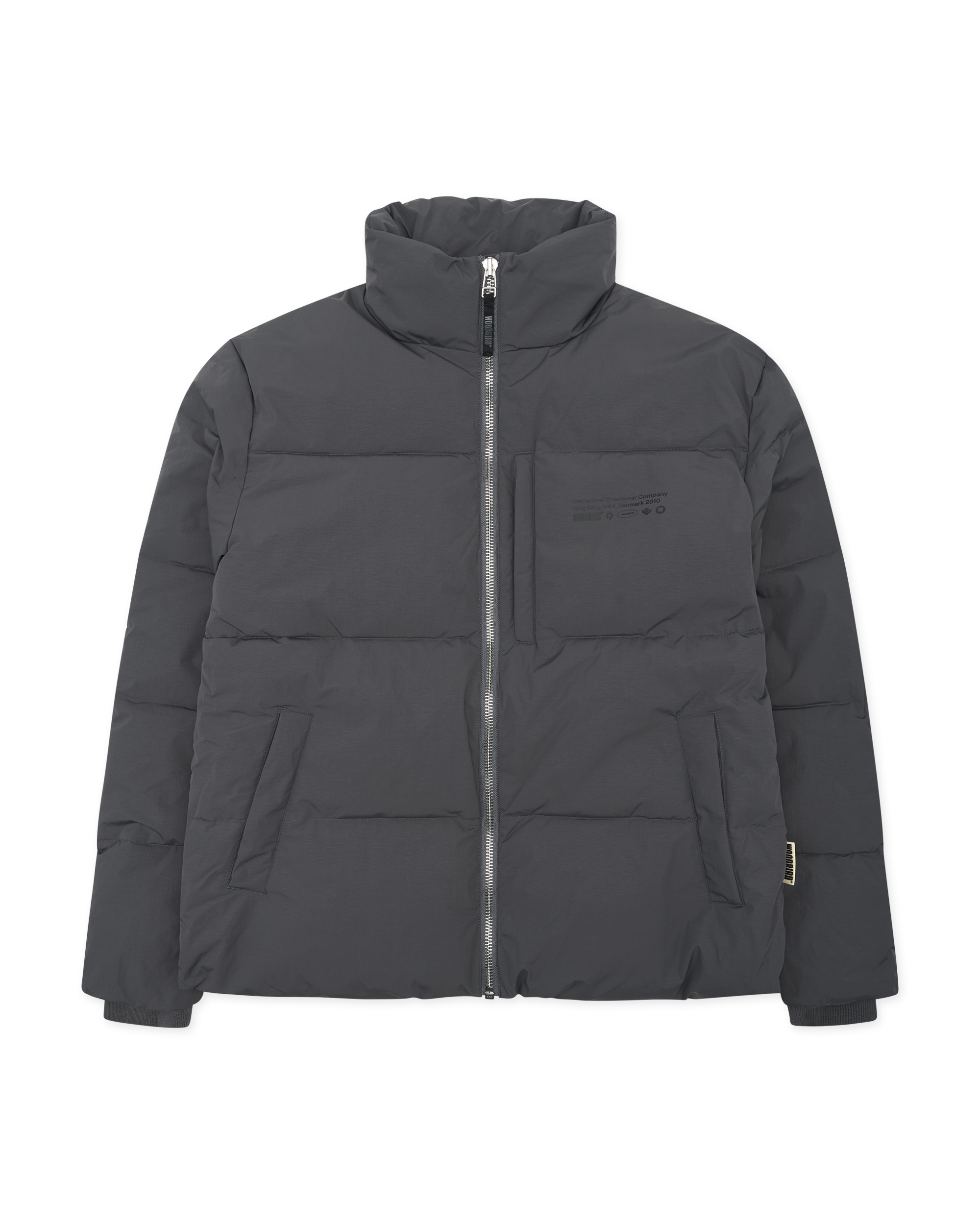 Woodbird WBDapper Puff Jacket Outerwear Antra Grey