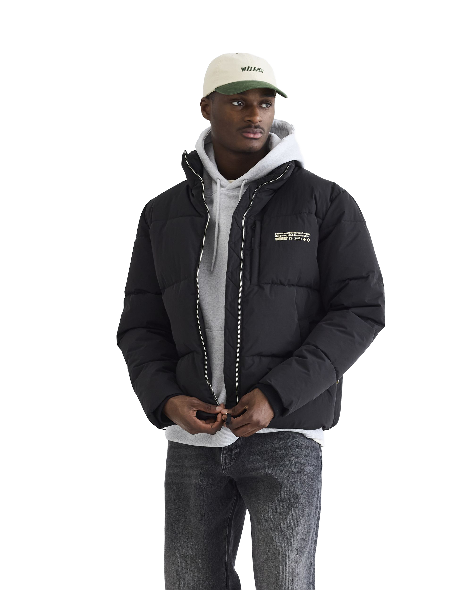 Woodbird WBDapper Puff Jacket Outerwear Black