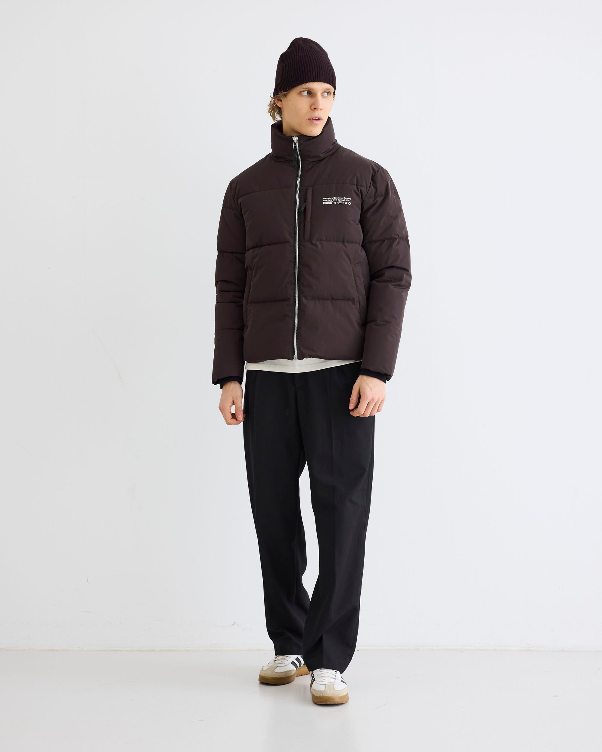 Woodbird WBDapper Puff Jacket Outerwear Brown