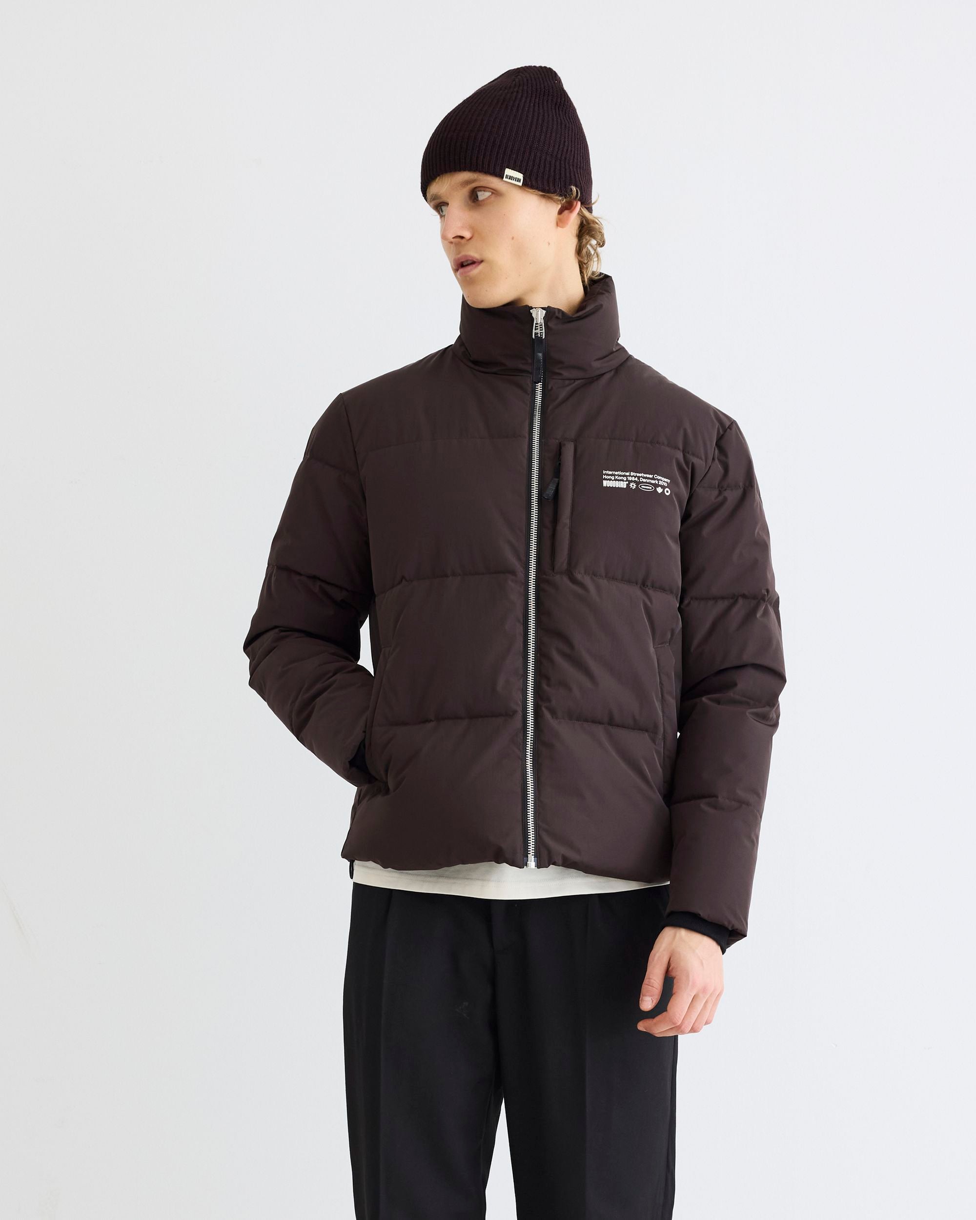 Woodbird WBDapper Puff Jacket Outerwear Brown