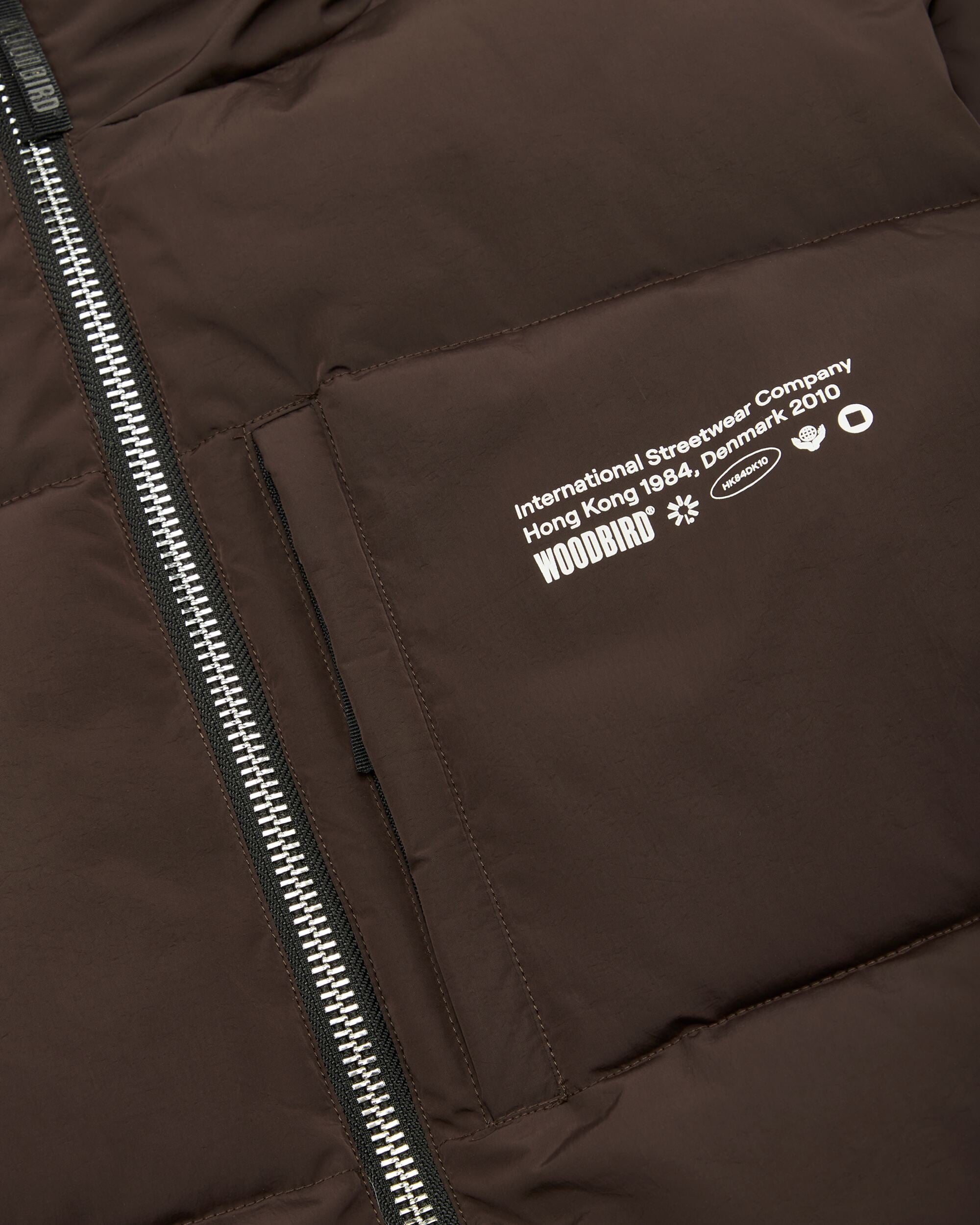 Woodbird WBDapper Puff Jacket Outerwear Brown