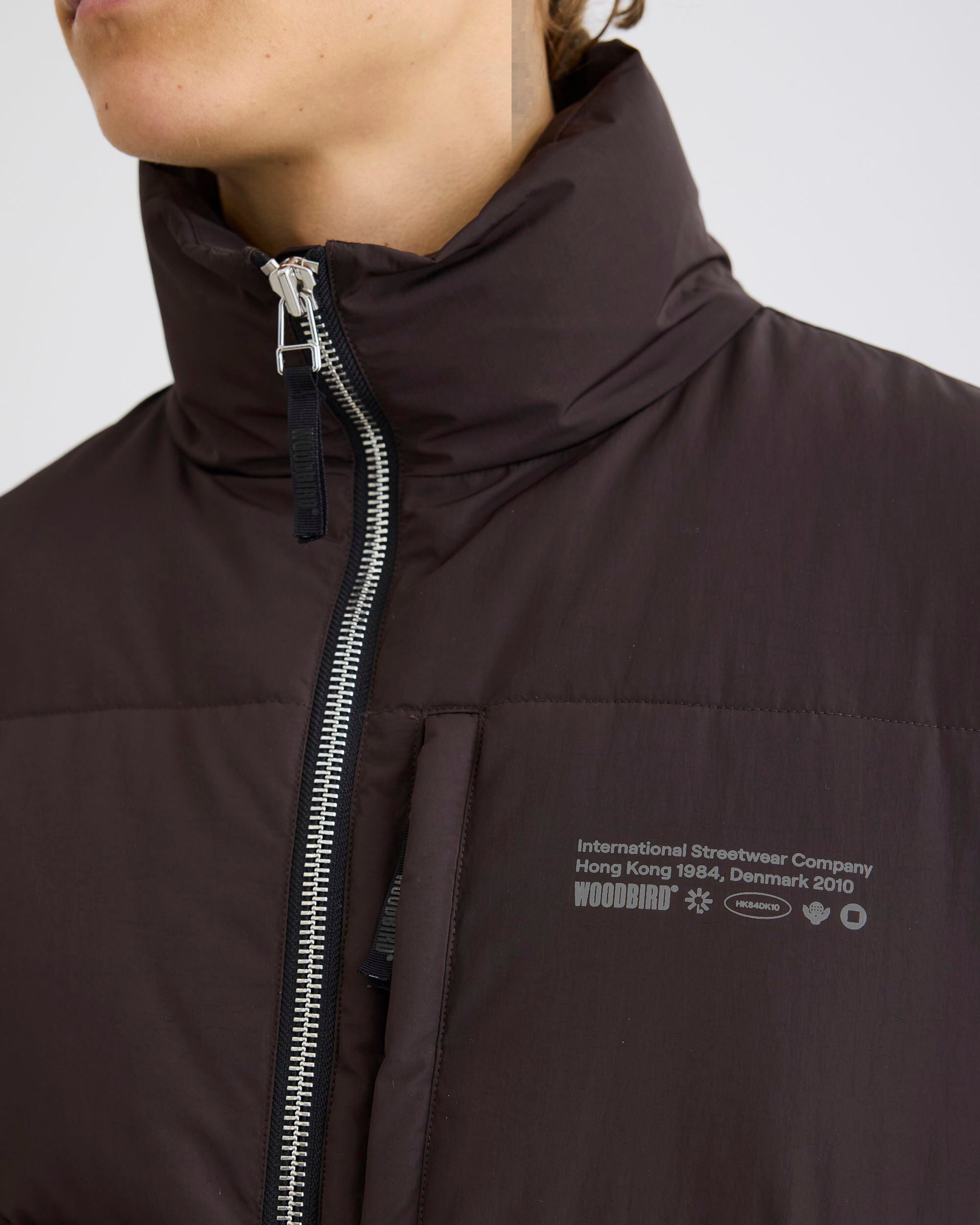 Woodbird WBDapper Puff Jacket Outerwear Brown