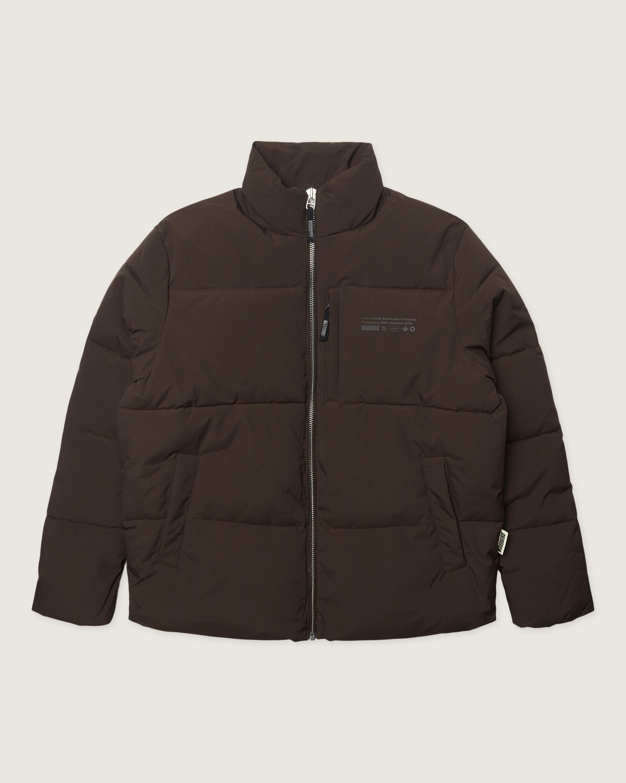 Woodbird WBDapper Puff Jacket Outerwear Brown
