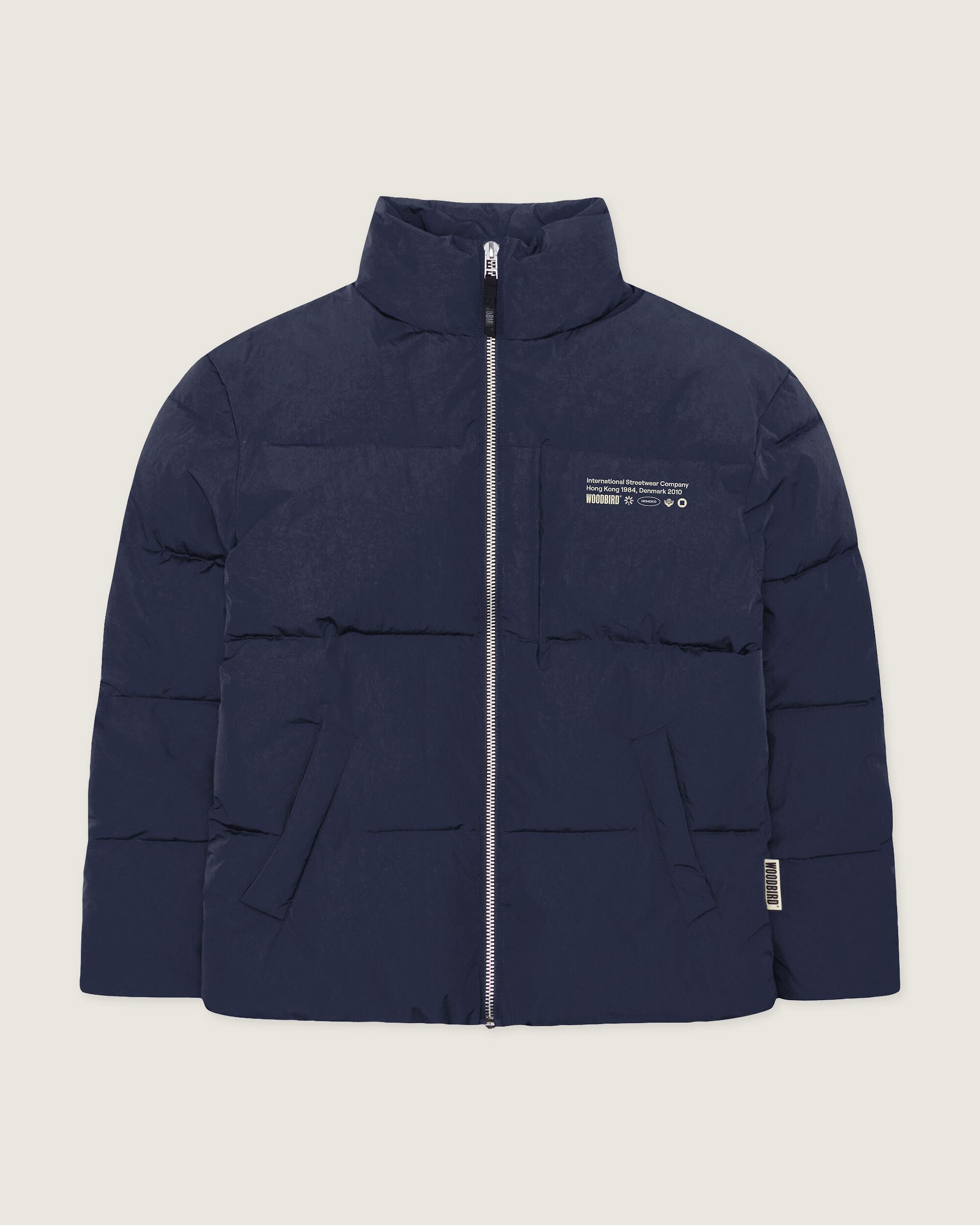 Woodbird WBDapper Puff Jacket Outerwear Navy
