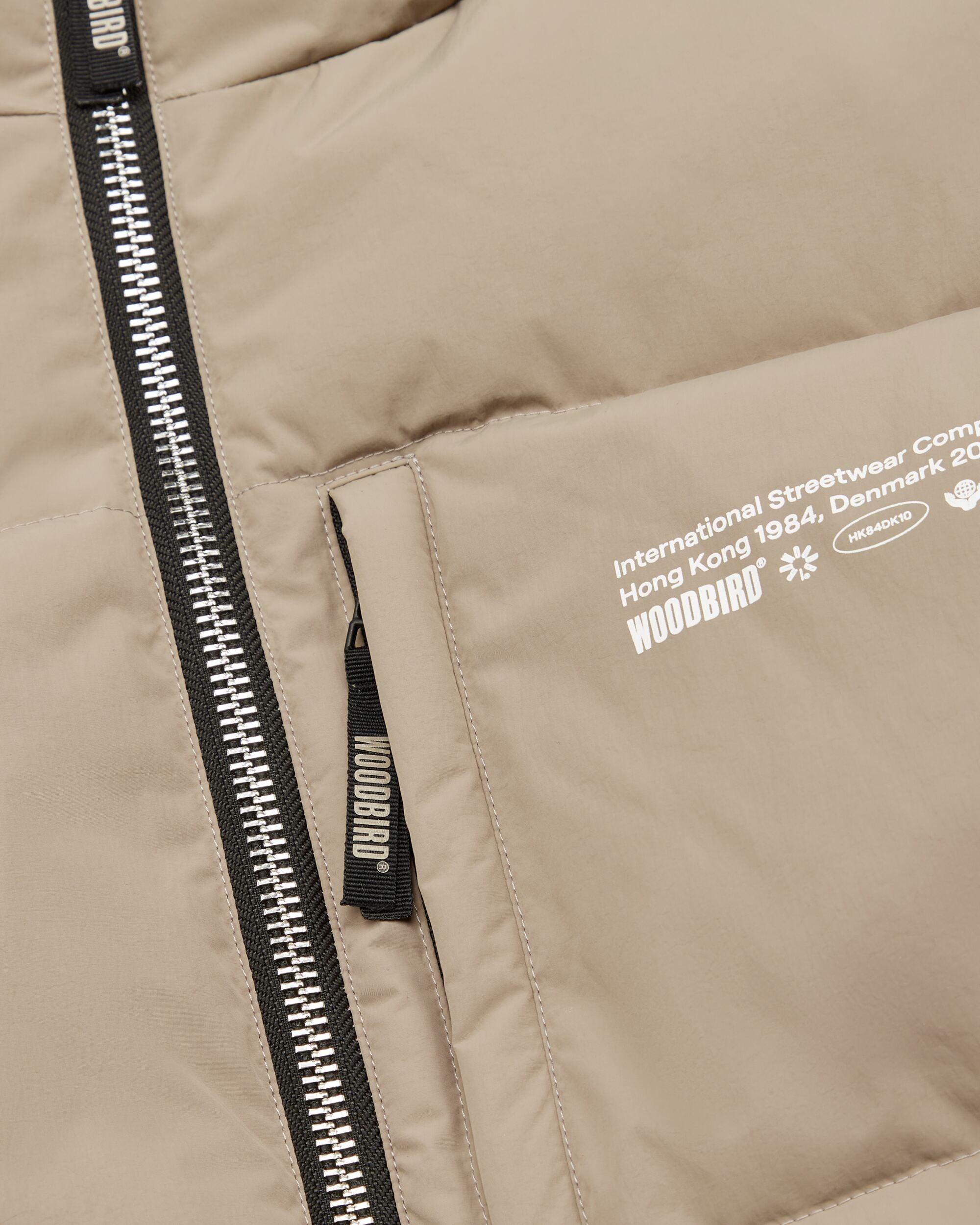 Woodbird WBDapper Puff Jacket Outerwear Stone